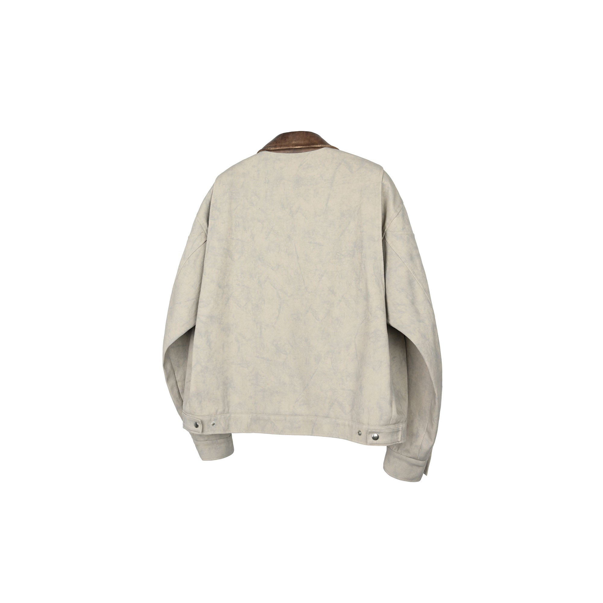 OKAYTHXBYE Essential Contrast Collar Washed Jacket, premium urban and streetwear designers apparel on PROJECTISR.com, OKAYTHXBYE