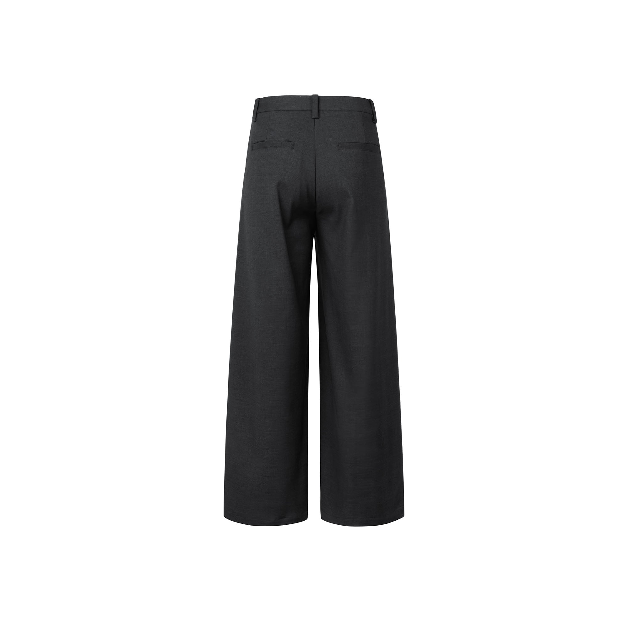 OKAYTHXBYE Essential Pleat Wide-Leg Trousers