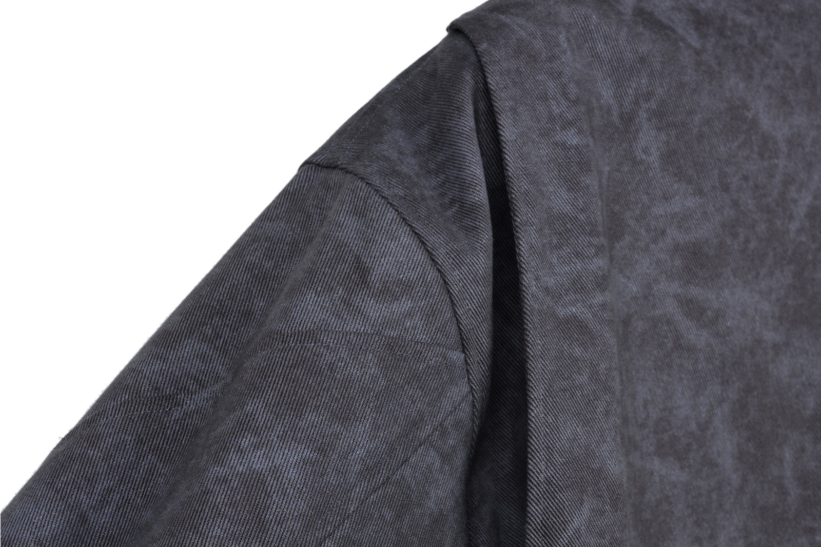 OKAYTHXBYE Essential Contrast Collar Washed Jacket, premium urban and streetwear designers apparel on PROJECTISR.com, OKAYTHXBYE