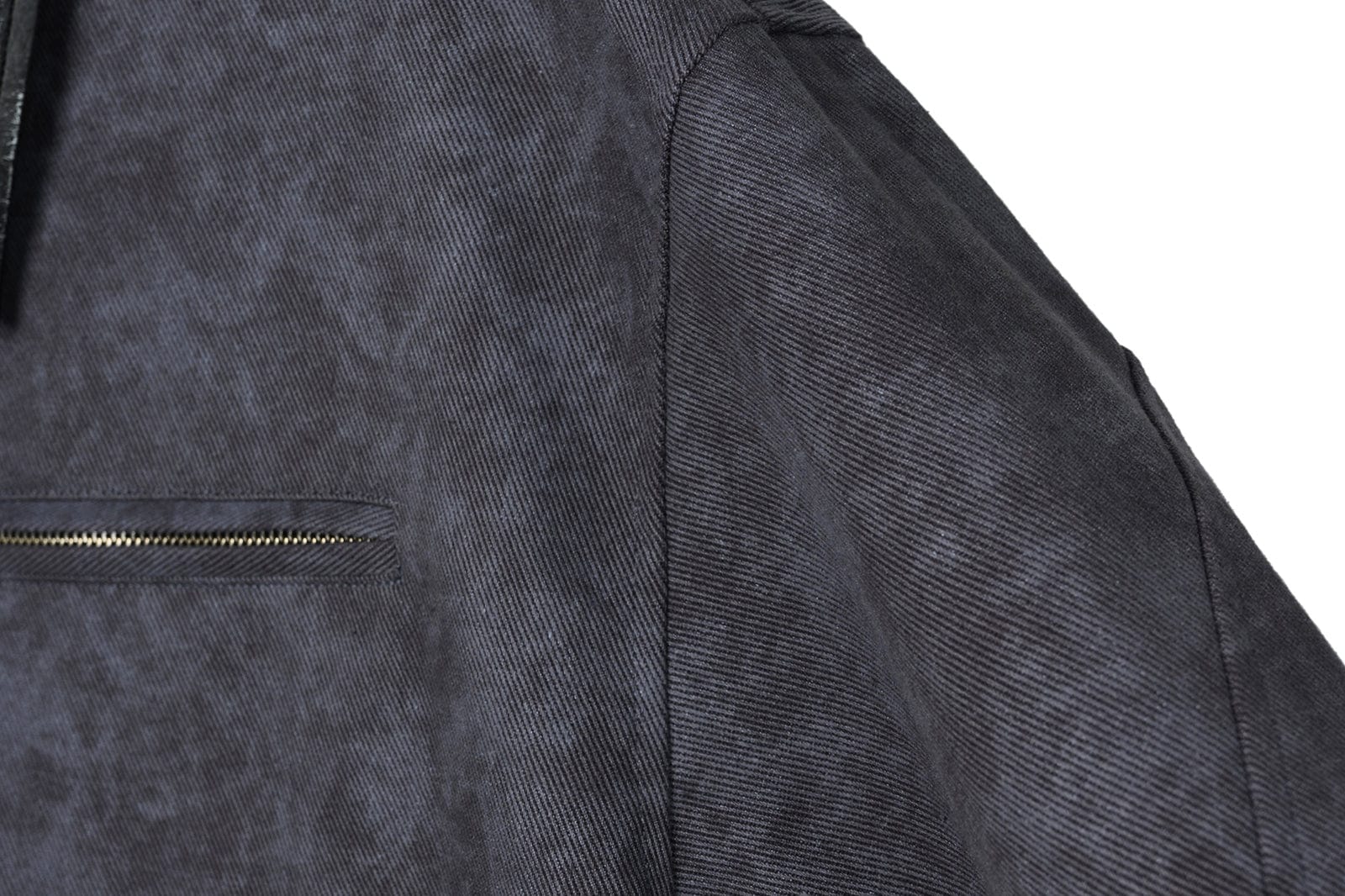 OKAYTHXBYE Essential Contrast Collar Washed Jacket, premium urban and streetwear designers apparel on PROJECTISR.com, OKAYTHXBYE