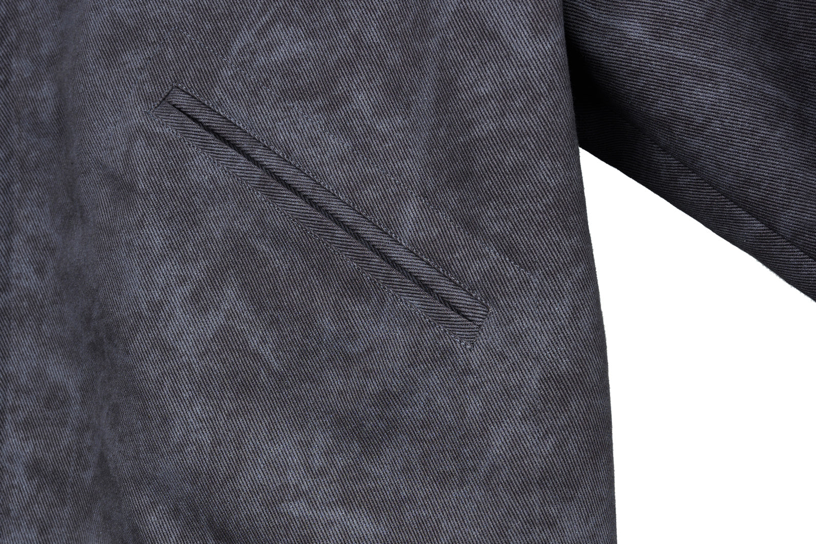 OKAYTHXBYE Essential Contrast Collar Washed Jacket, premium urban and streetwear designers apparel on PROJECTISR.com, OKAYTHXBYE
