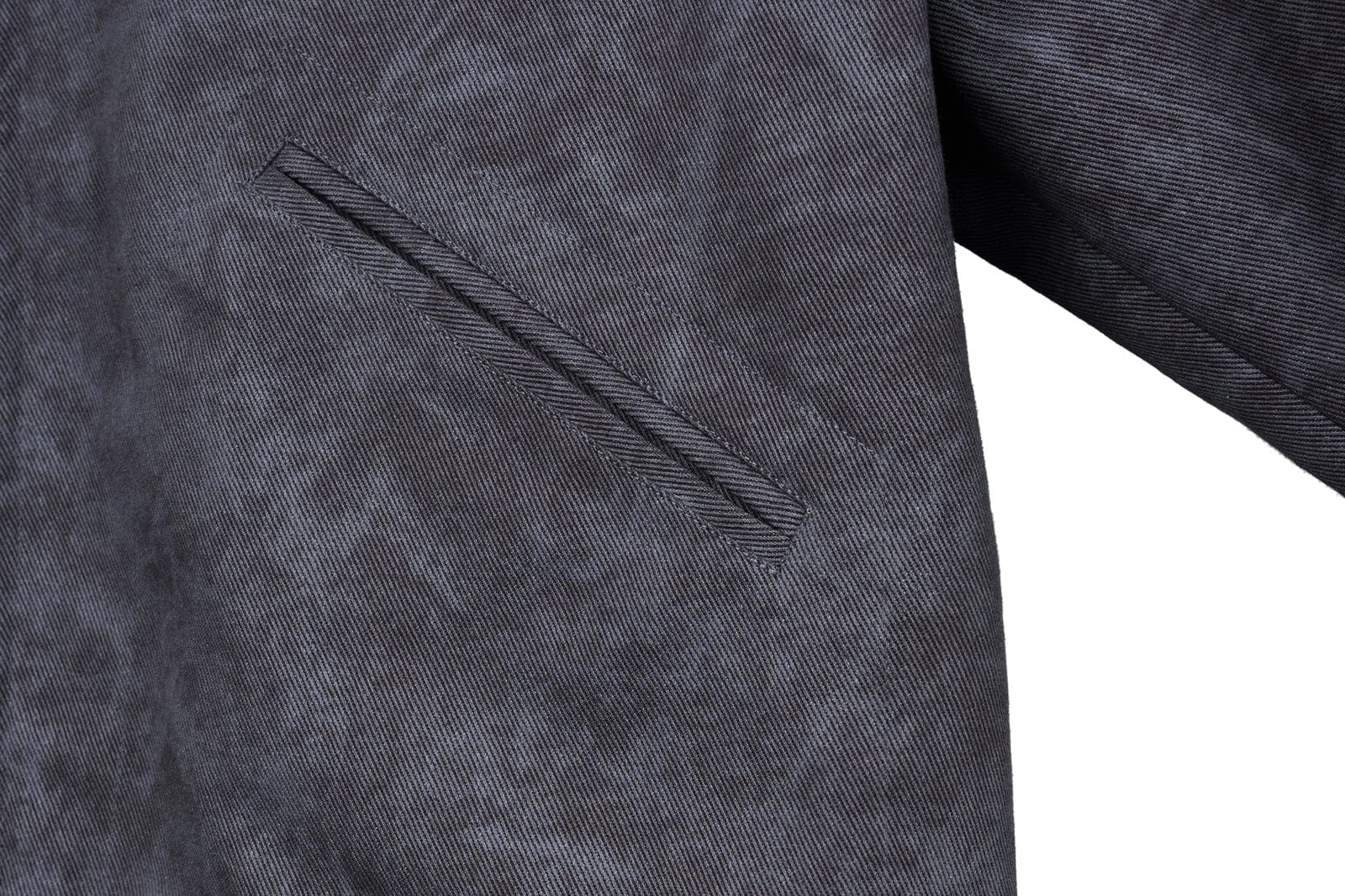 OKAYTHXBYE Essential Contrast Collar Washed Jacket, premium urban and streetwear designers apparel on PROJECTISR.com, OKAYTHXBYE