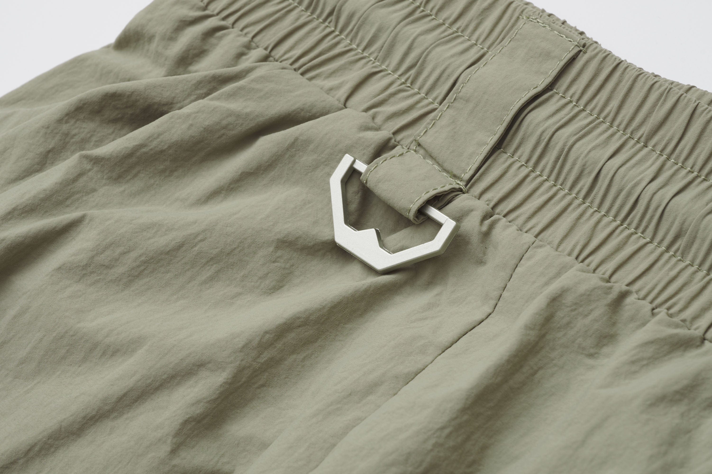 CATSSTAC Utility Crinkled Zip-Pocket Shorts, premium urban and streetwear designers apparel on PROJECTISR.com, CATSSTAC