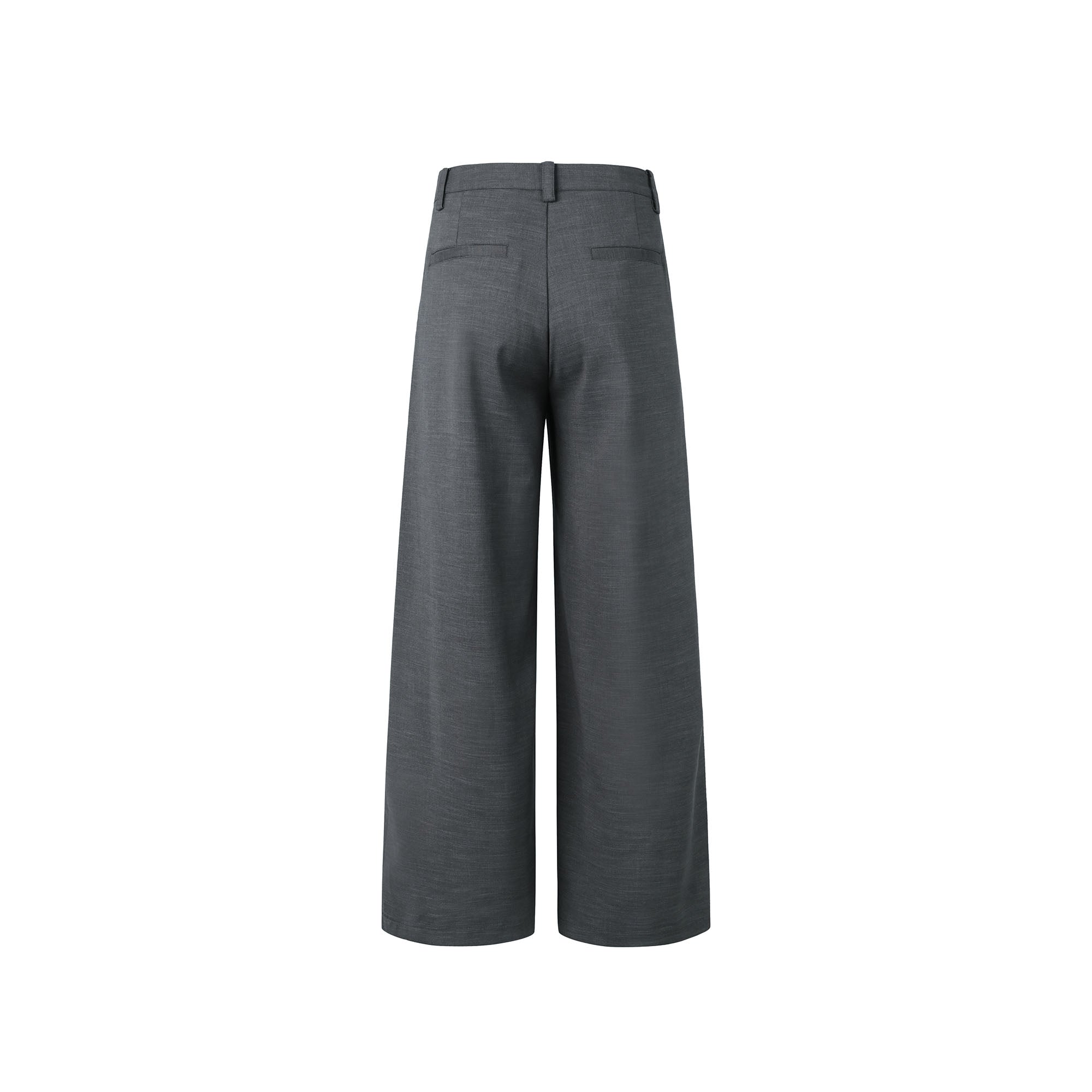 OKAYTHXBYE Essential Pleat Wide-Leg Trousers