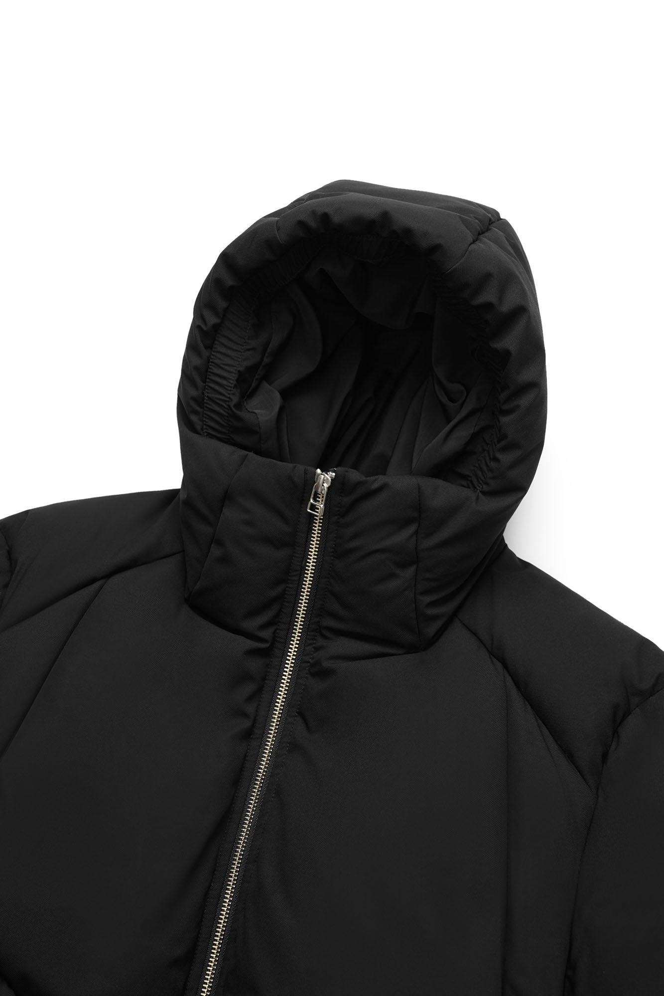 OKAYTHXBYE Essential Patterned Lapel Down Jacket