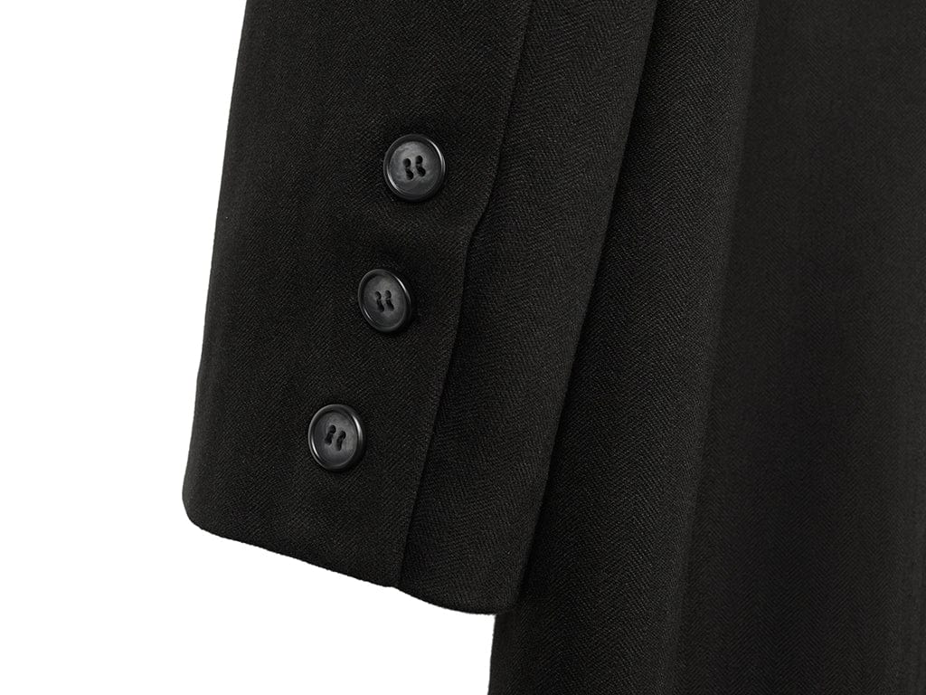 OKAYTHXBYE Convertible Jacquard Zip-Lapel Long Coat, premium urban and streetwear designers apparel on PROJECTISR.com, OKAYTHXBYE