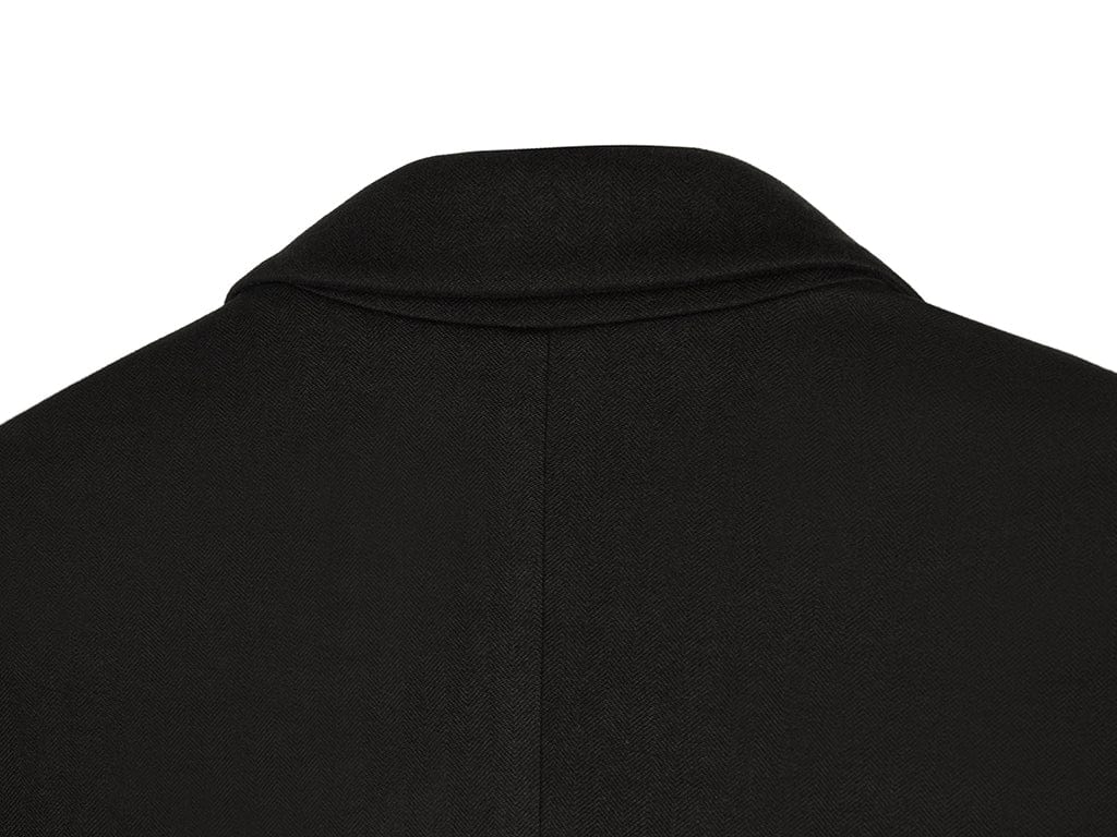 OKAYTHXBYE Convertible Jacquard Zip-Lapel Long Coat, premium urban and streetwear designers apparel on PROJECTISR.com, OKAYTHXBYE