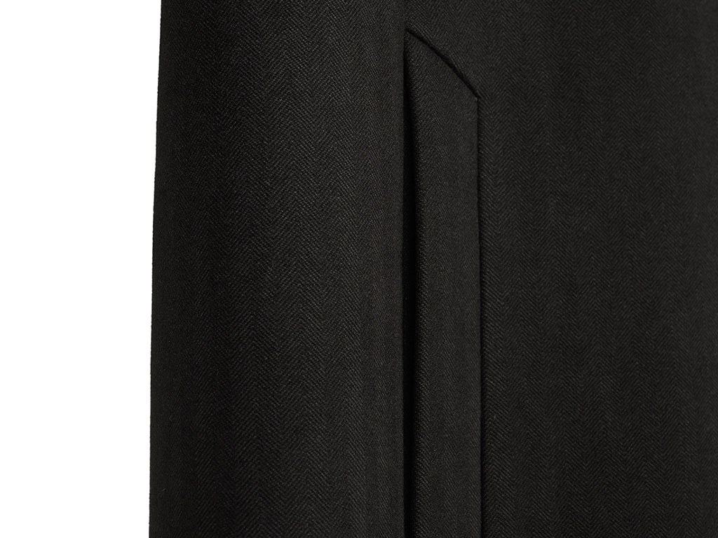 OKAYTHXBYE Convertible Jacquard Zip-Lapel Long Coat, premium urban and streetwear designers apparel on PROJECTISR.com, OKAYTHXBYE