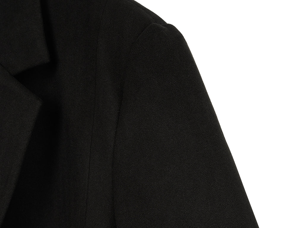 OKAYTHXBYE Convertible Jacquard Zip-Lapel Long Coat, premium urban and streetwear designers apparel on PROJECTISR.com, OKAYTHXBYE