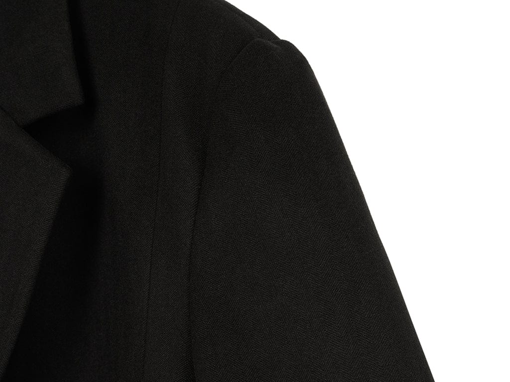 OKAYTHXBYE Convertible Jacquard Zip-Lapel Long Coat, premium urban and streetwear designers apparel on PROJECTISR.com, OKAYTHXBYE