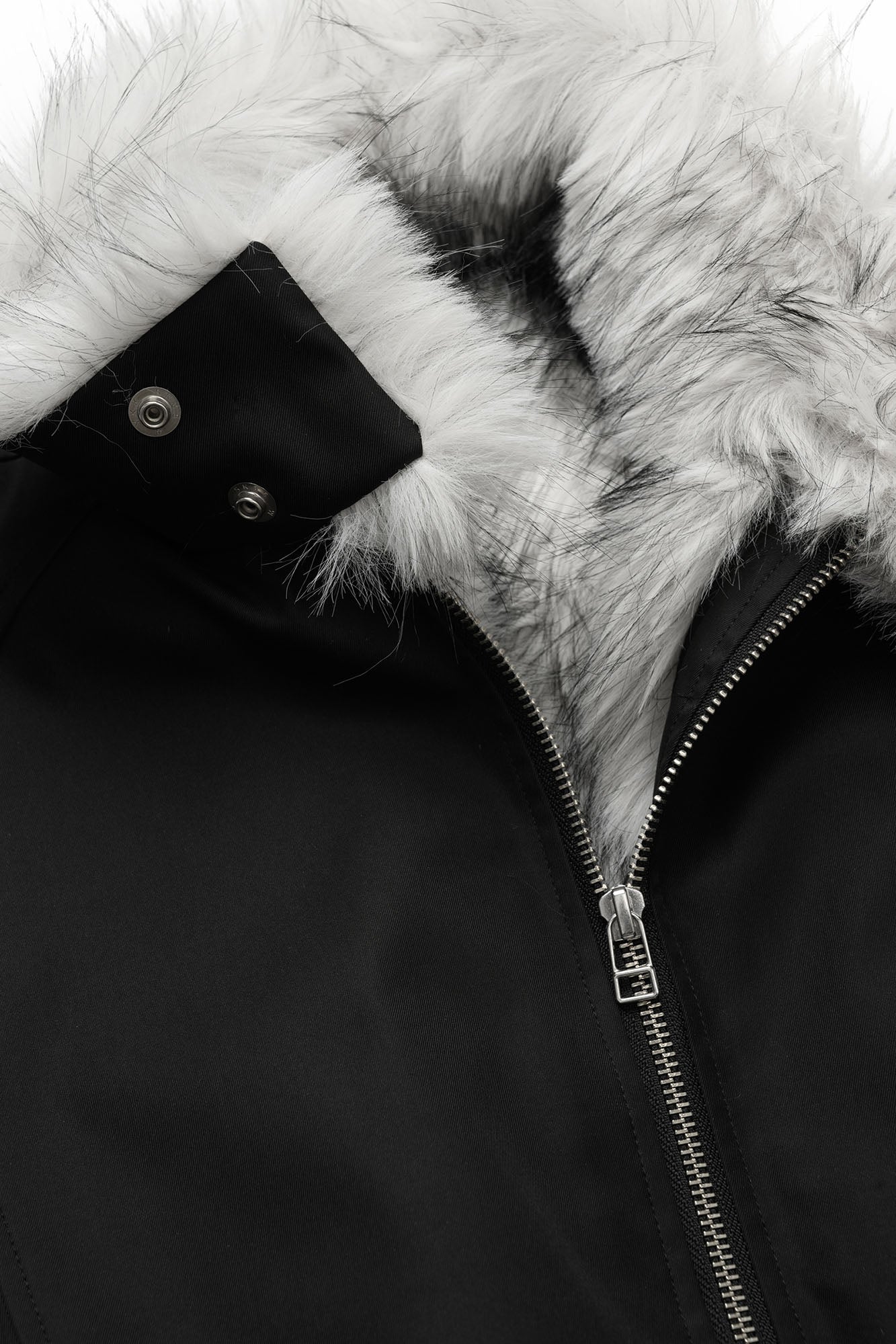 OKAYTHXBYE Faux Fur Lined Puffer Jacket