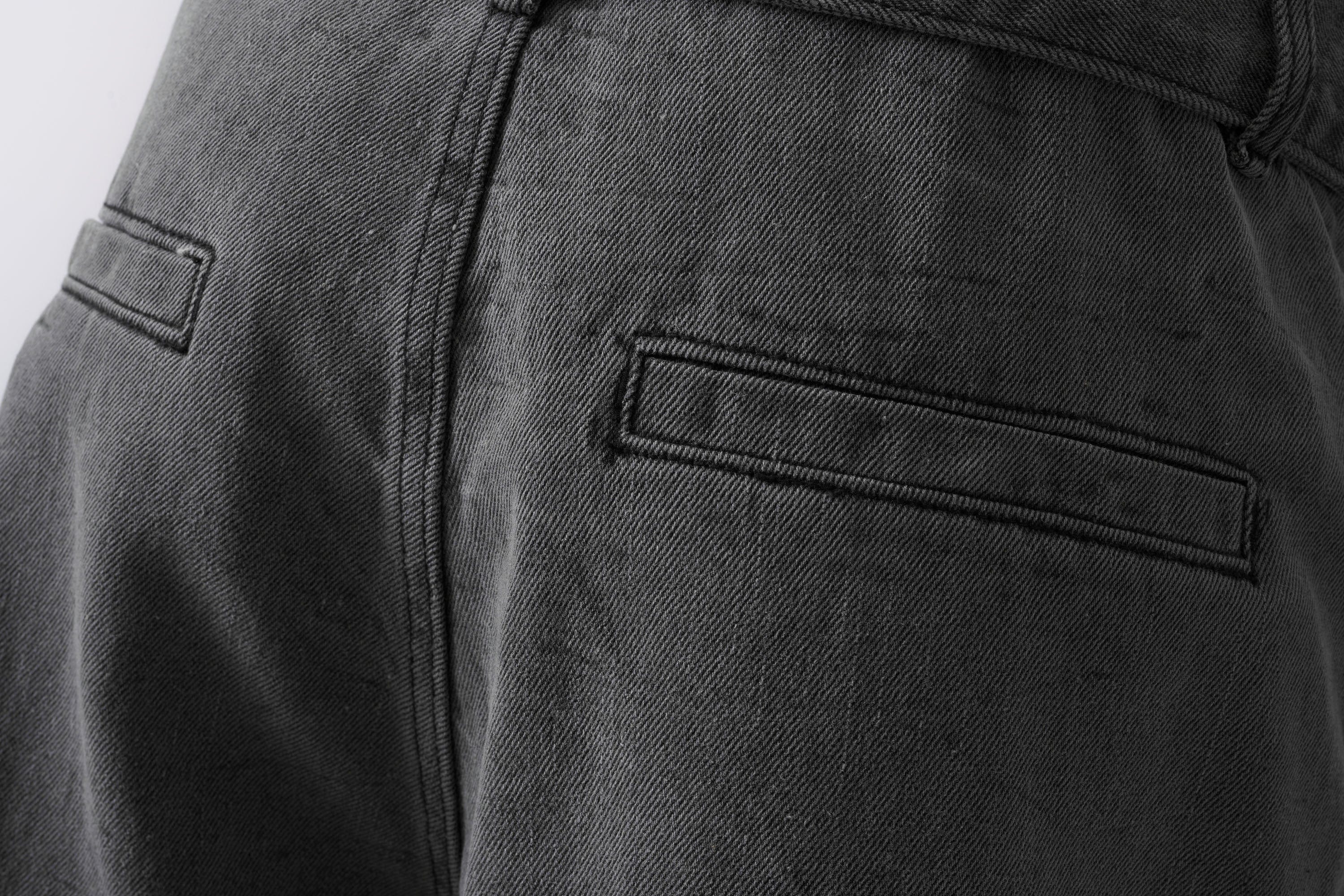 CATSSTAC Panel Washed Detachable Belt Wide-Leg Jeans, premium urban and streetwear designers apparel on PROJECTISR.com, CATSSTAC