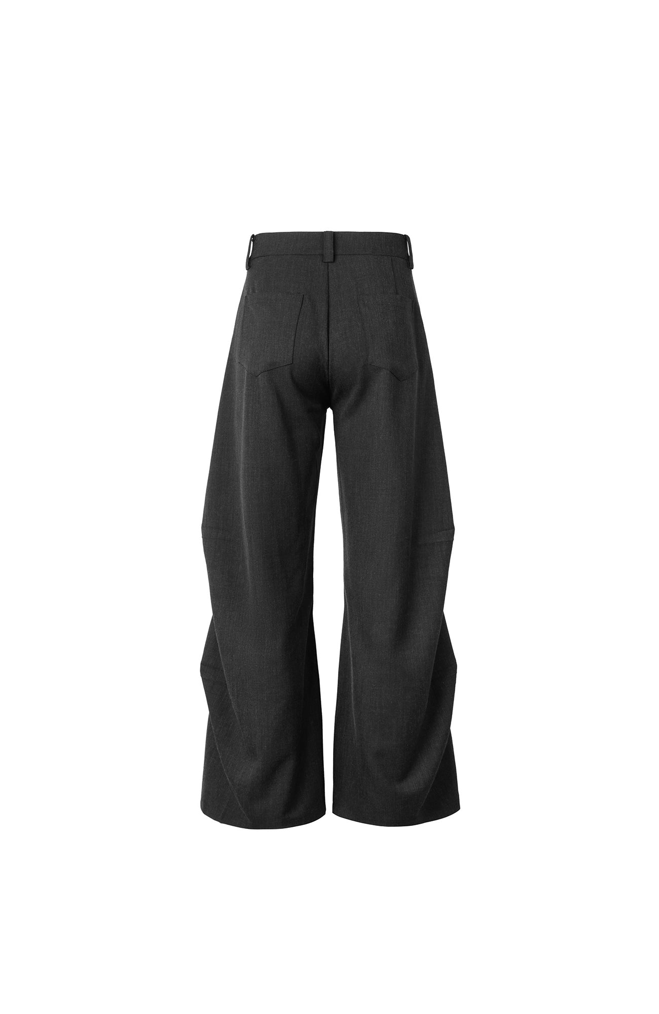 OKAYTHXBYE Geometric Multi-Pleated Trousers, premium urban and streetwear designers apparel on PROJECTISR.com, OKAYTHXBYE