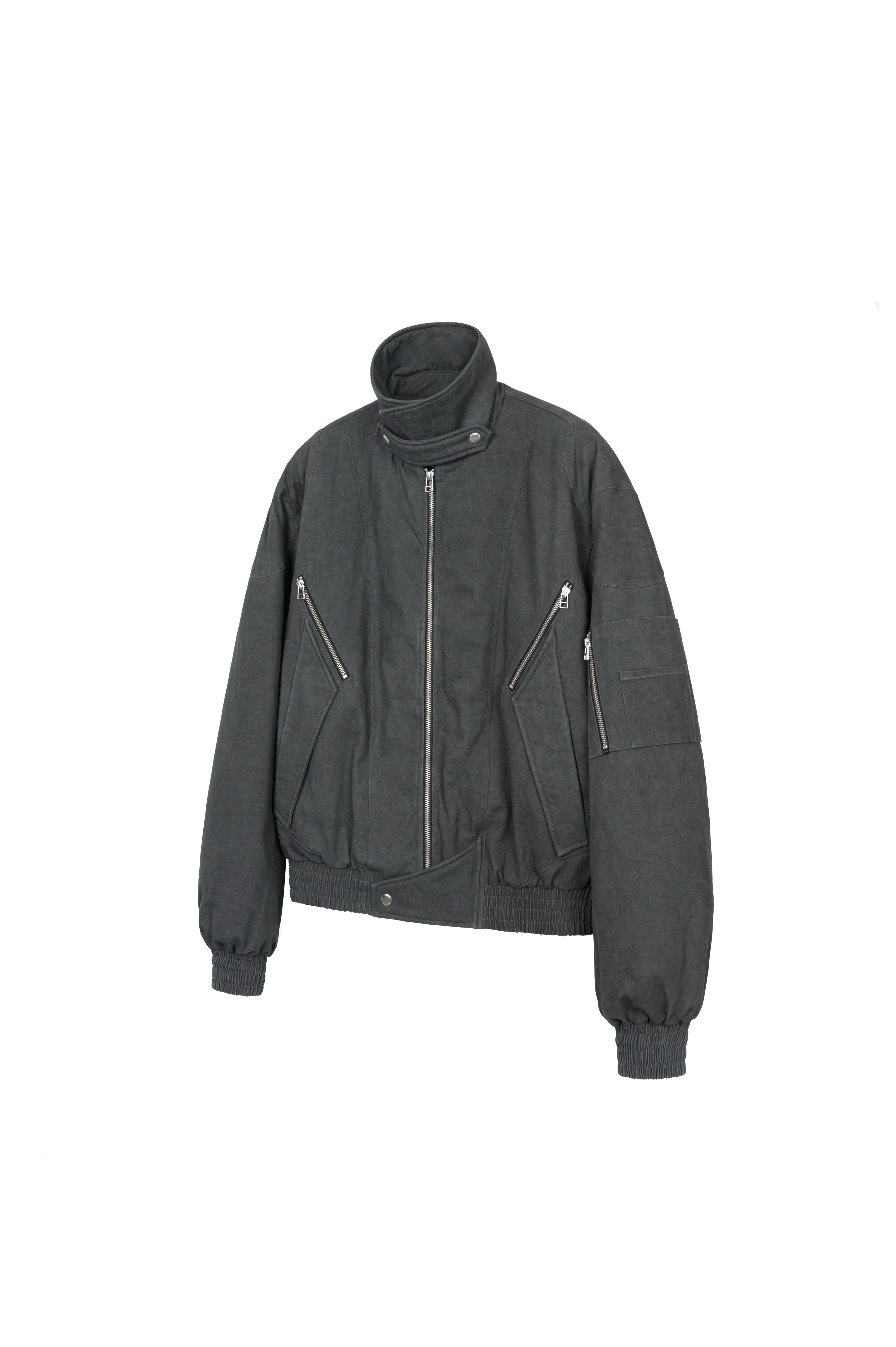 OKAYTHXBYE 3M Thinsulate Padded Multi-Zip Bomber Jacket, premium urban and streetwear designers apparel on PROJECTISR.com, OKAYTHXBYE