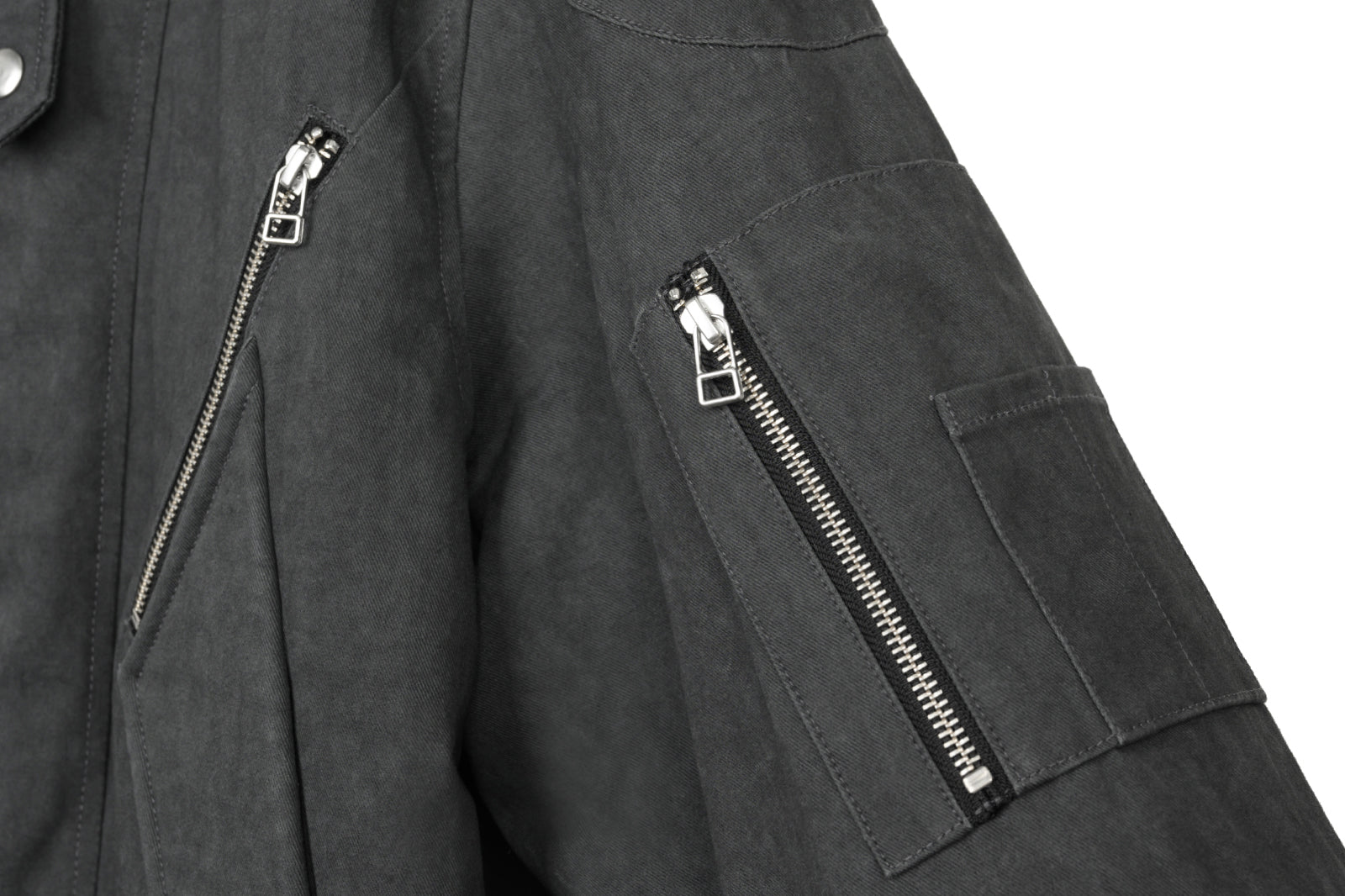OKAYTHXBYE 3M Thinsulate Padded Multi-Zip Bomber Jacket, premium urban and streetwear designers apparel on PROJECTISR.com, OKAYTHXBYE