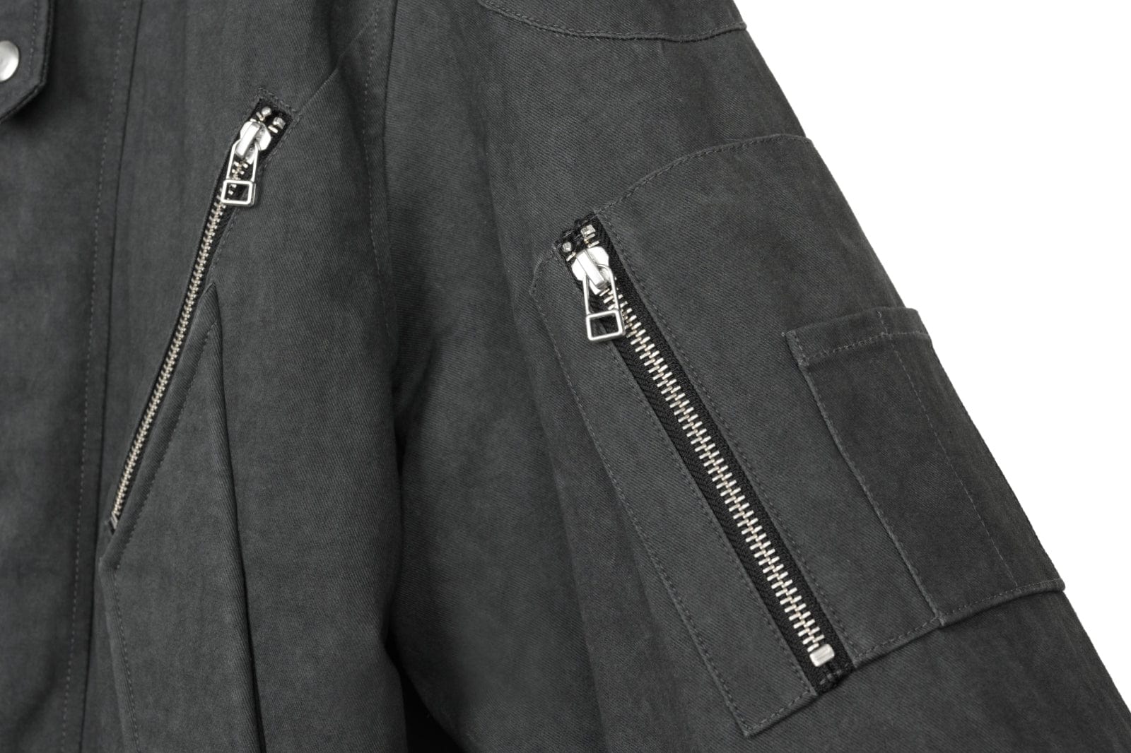 OKAYTHXBYE 3M Thinsulate Padded Multi-Zip Bomber Jacket, premium urban and streetwear designers apparel on PROJECTISR.com, OKAYTHXBYE