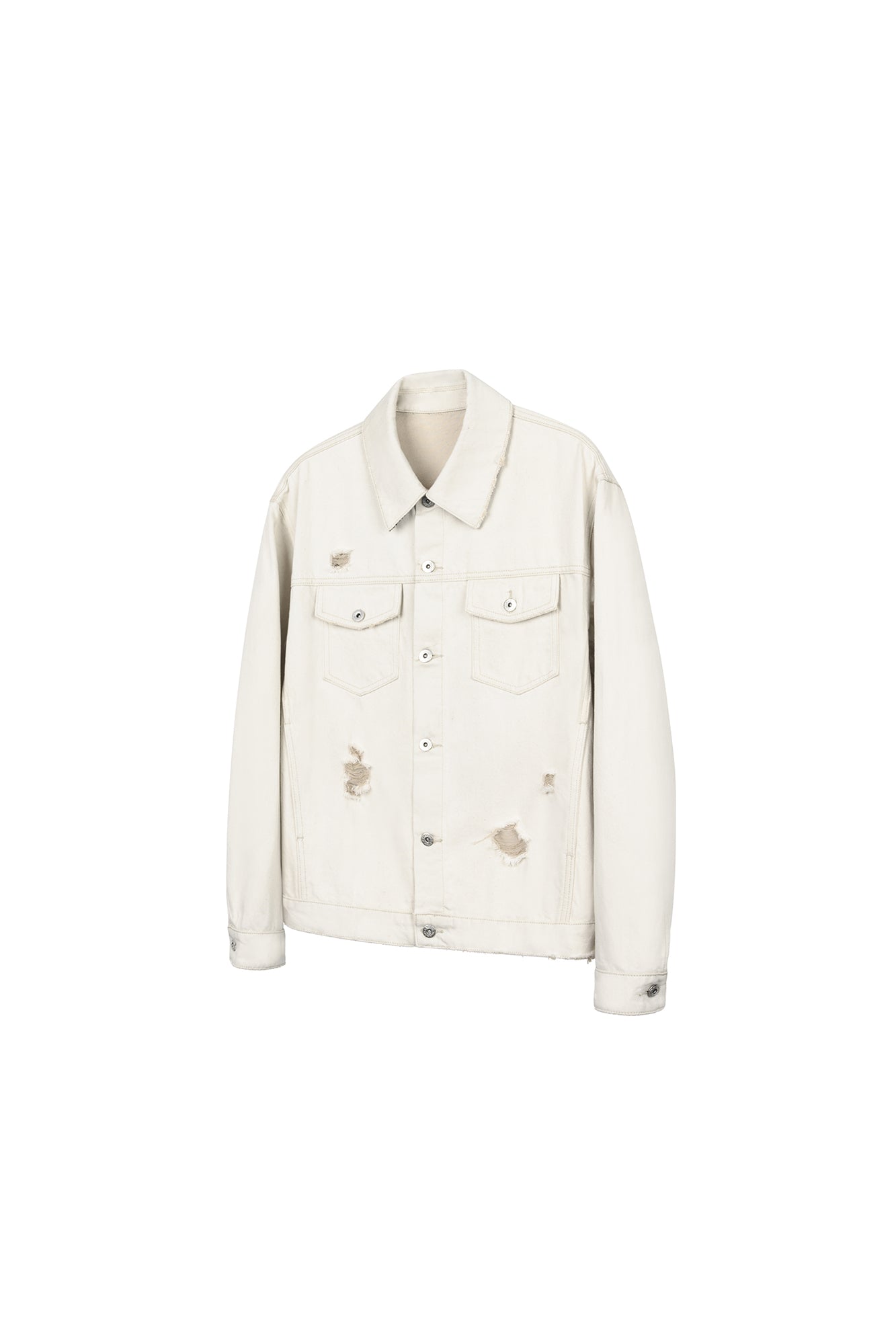 OKAYTHXBYE Distressed Houndstooth-Lined Frayed Jacket, premium urban and streetwear designers apparel on PROJECTISR.com, OKAYTHXBYE