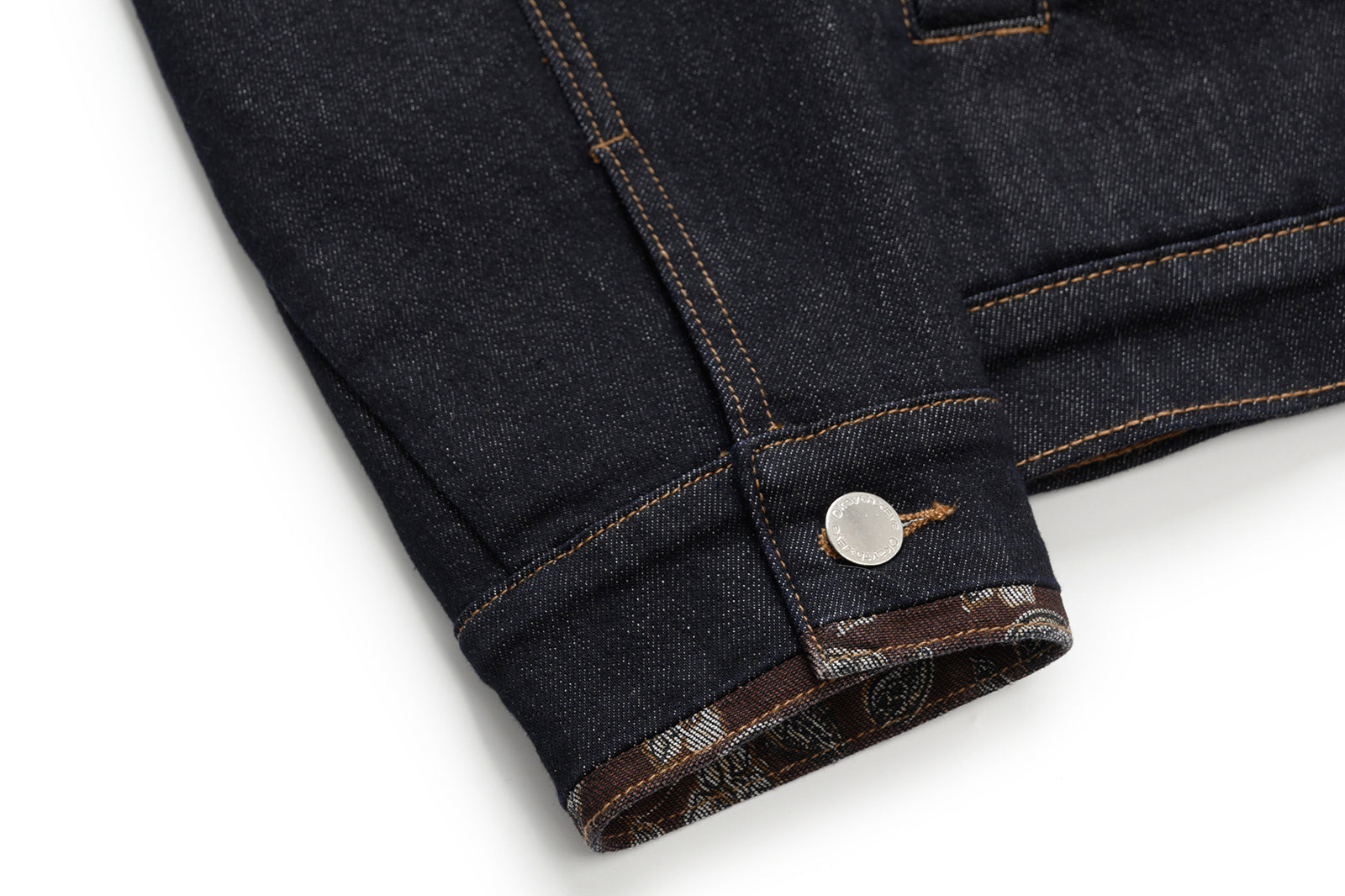 OKAYTHXBYE Floral-Lined Denim Jacket, premium urban and streetwear designers apparel on PROJECTISR.com, OKAYTHXBYE
