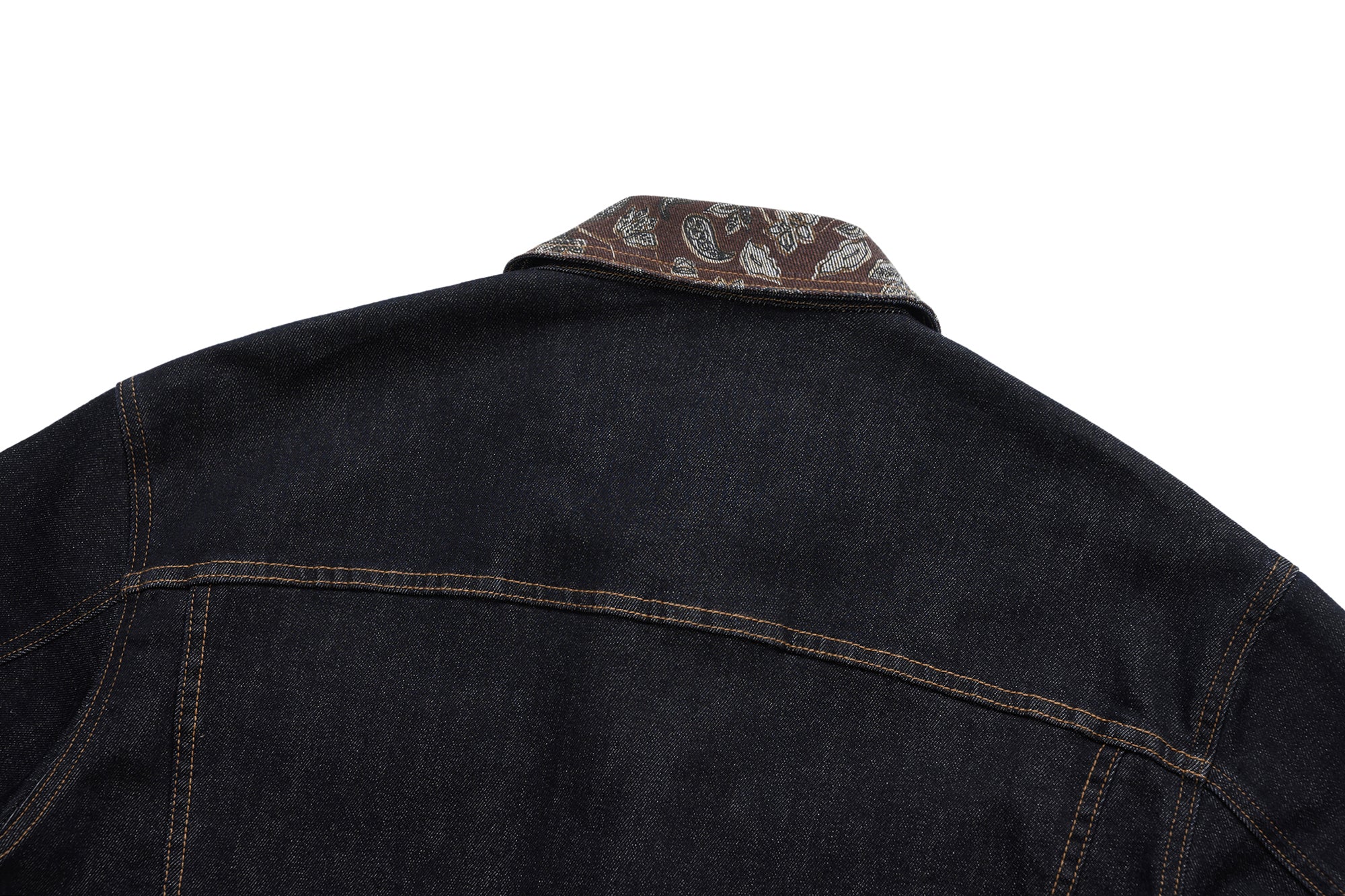 OKAYTHXBYE Floral-Lined Denim Jacket, premium urban and streetwear designers apparel on PROJECTISR.com, OKAYTHXBYE
