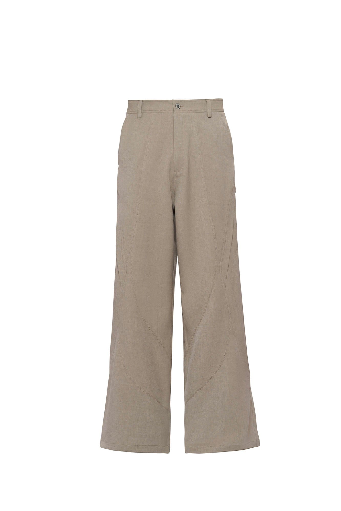 CATSSTAC Oval Curved Paneled Pants, premium urban and streetwear designers apparel on PROJECTISR.com, CATSSTAC