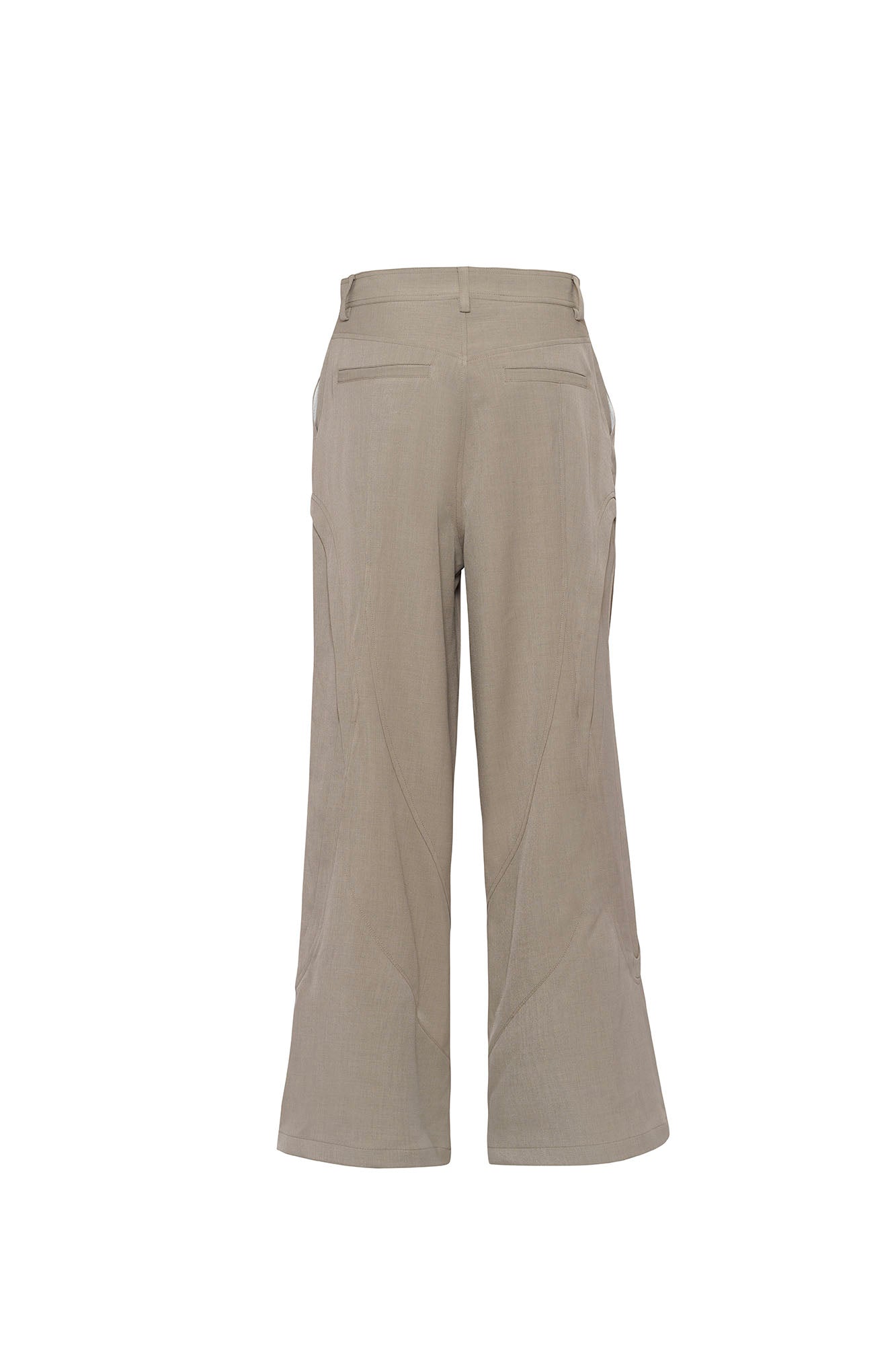 CATSSTAC Oval Curved Paneled Pants, premium urban and streetwear designers apparel on PROJECTISR.com, CATSSTAC