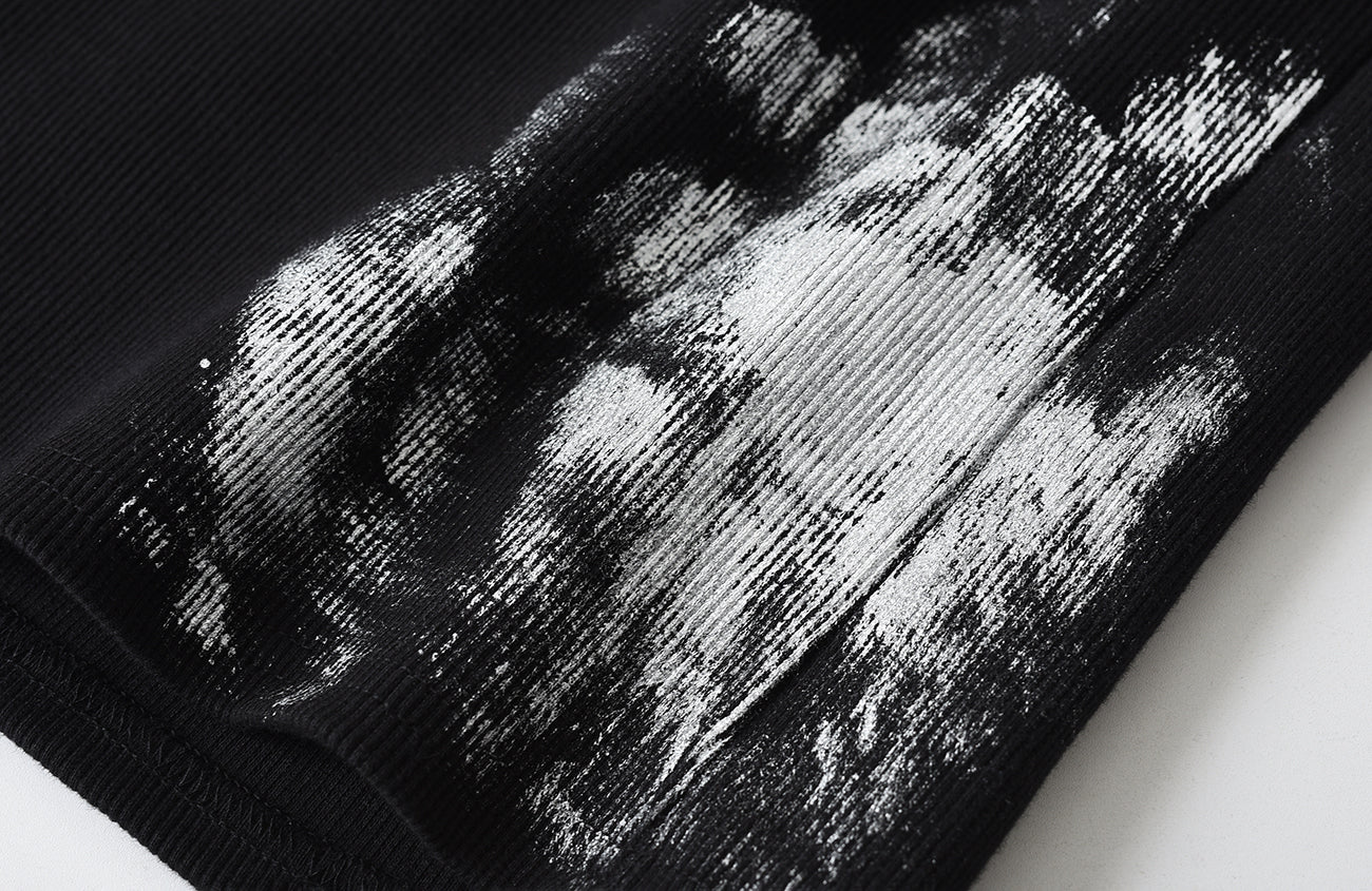DREAM BAND Distressed Cross Tank Top