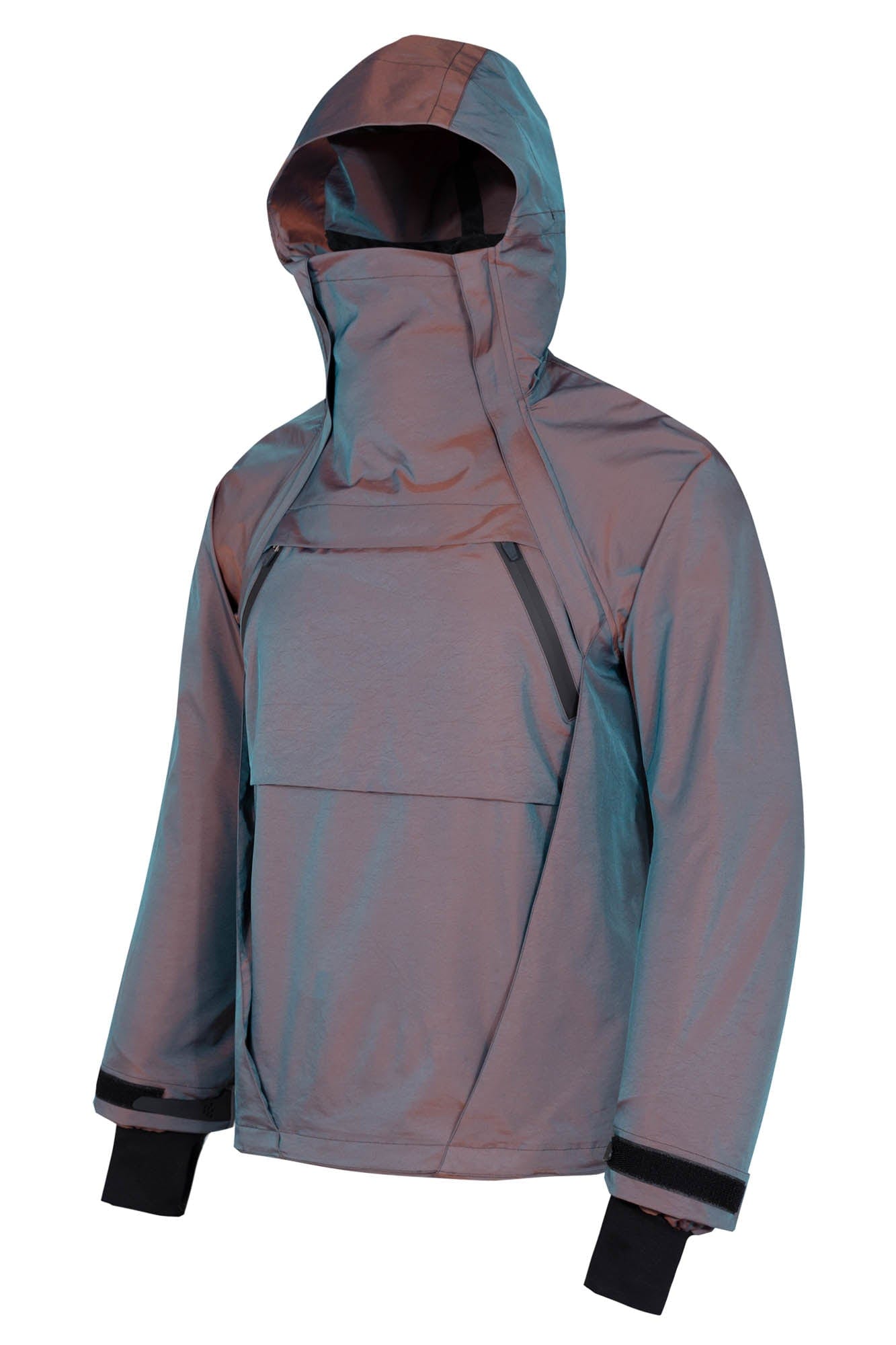SILENSTORM Gradient Hooded Pullover Windbreaker, premium urban and streetwear designers apparel on PROJECTISR.com, SILENSTORM
