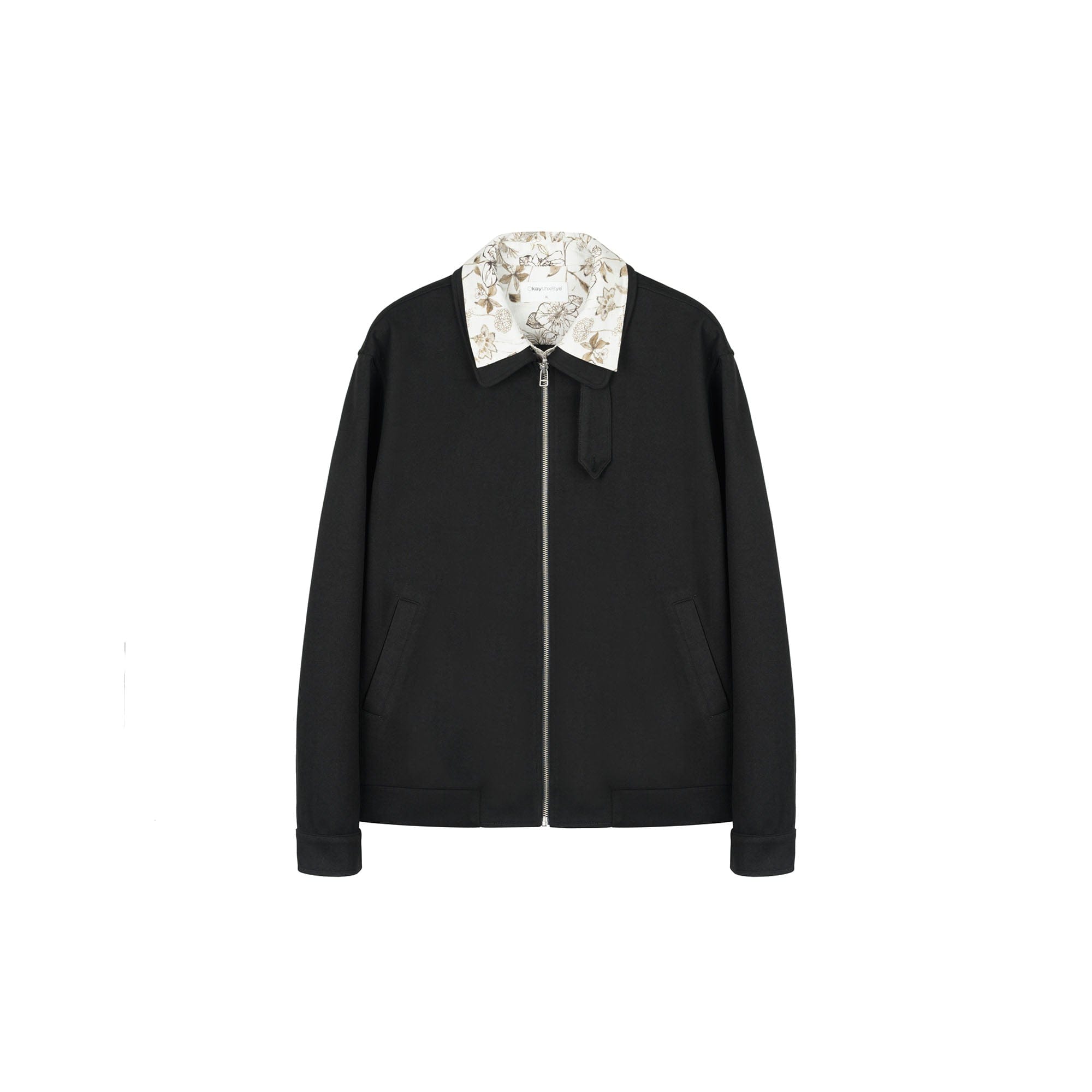 OKAYTHXBYE Double-Layer Floral Zip Jacket, premium urban and streetwear designers apparel on PROJECTISR.com, OKAYTHXBYE