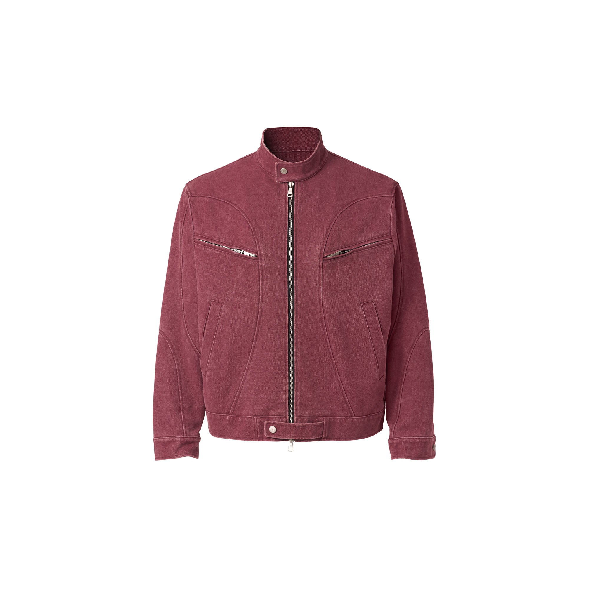 CATSSTAC Washed Curved Panel Harrington Jacket, premium urban and streetwear designers apparel on PROJECTISR.com, CATSSTAC