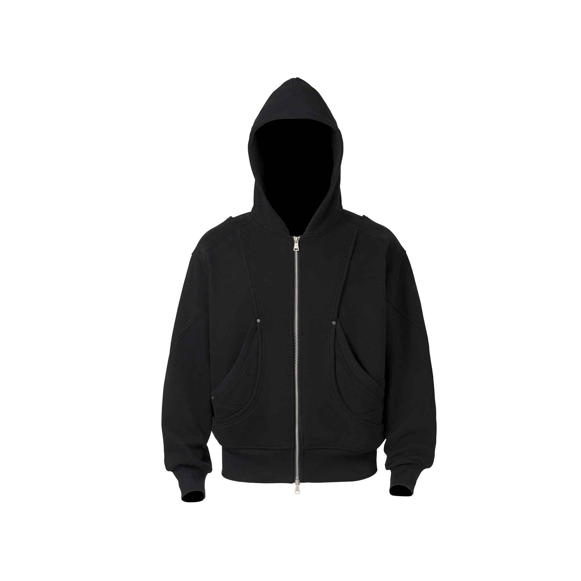 CATSSTAC Arc Panel Dual-Zip Hoodie, premium urban and streetwear designers apparel on PROJECTISR.com, CATSSTAC