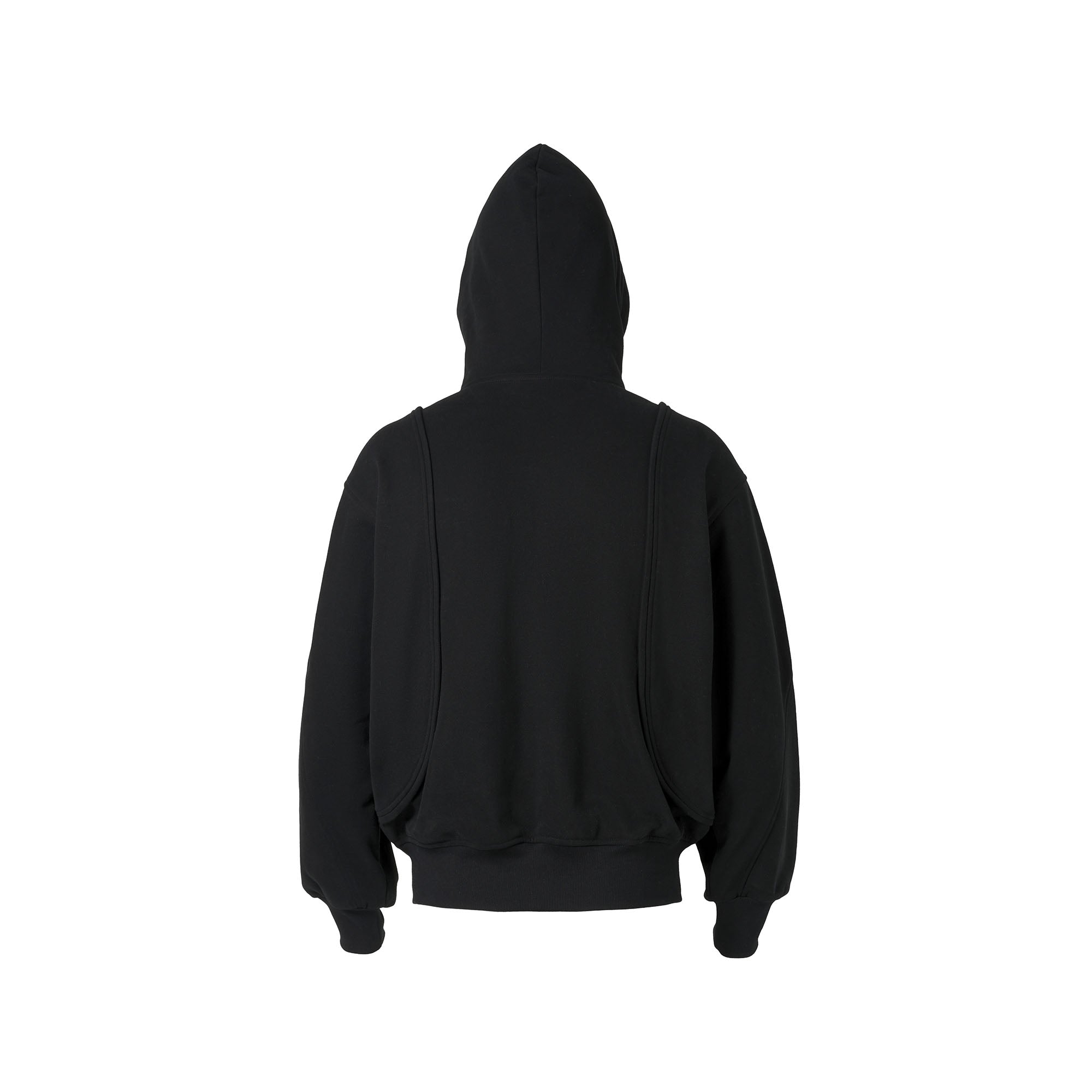 CATSSTAC Arc Panel Dual-Zip Hoodie, premium urban and streetwear designers apparel on PROJECTISR.com, CATSSTAC
