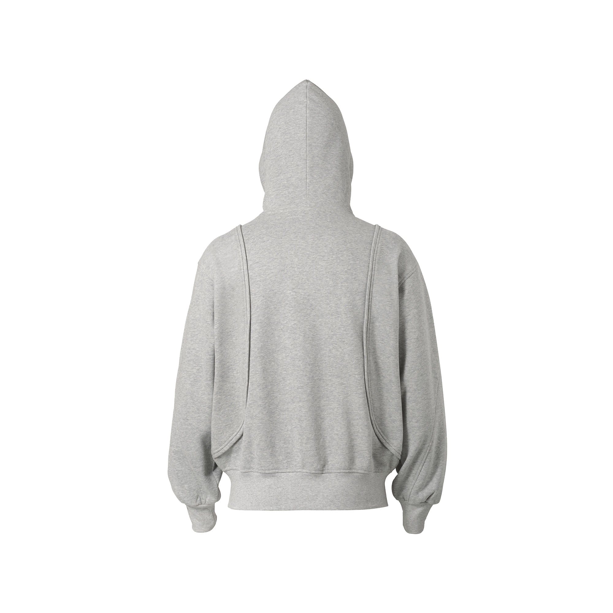 CATSSTAC Arc Panel Dual-Zip Hoodie, premium urban and streetwear designers apparel on PROJECTISR.com, CATSSTAC