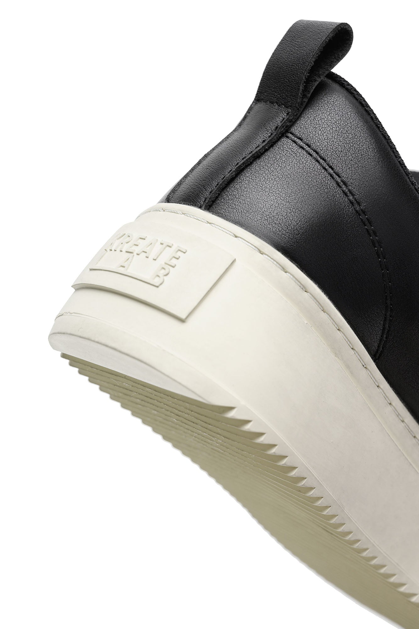 KREATE Rubber-Toe Jumbo Leather Sneaker