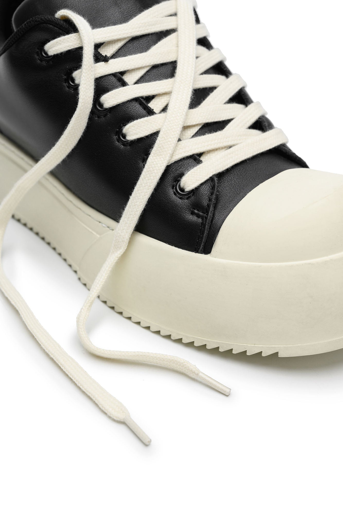 KREATE Rubber-Toe Jumbo Leather Sneaker