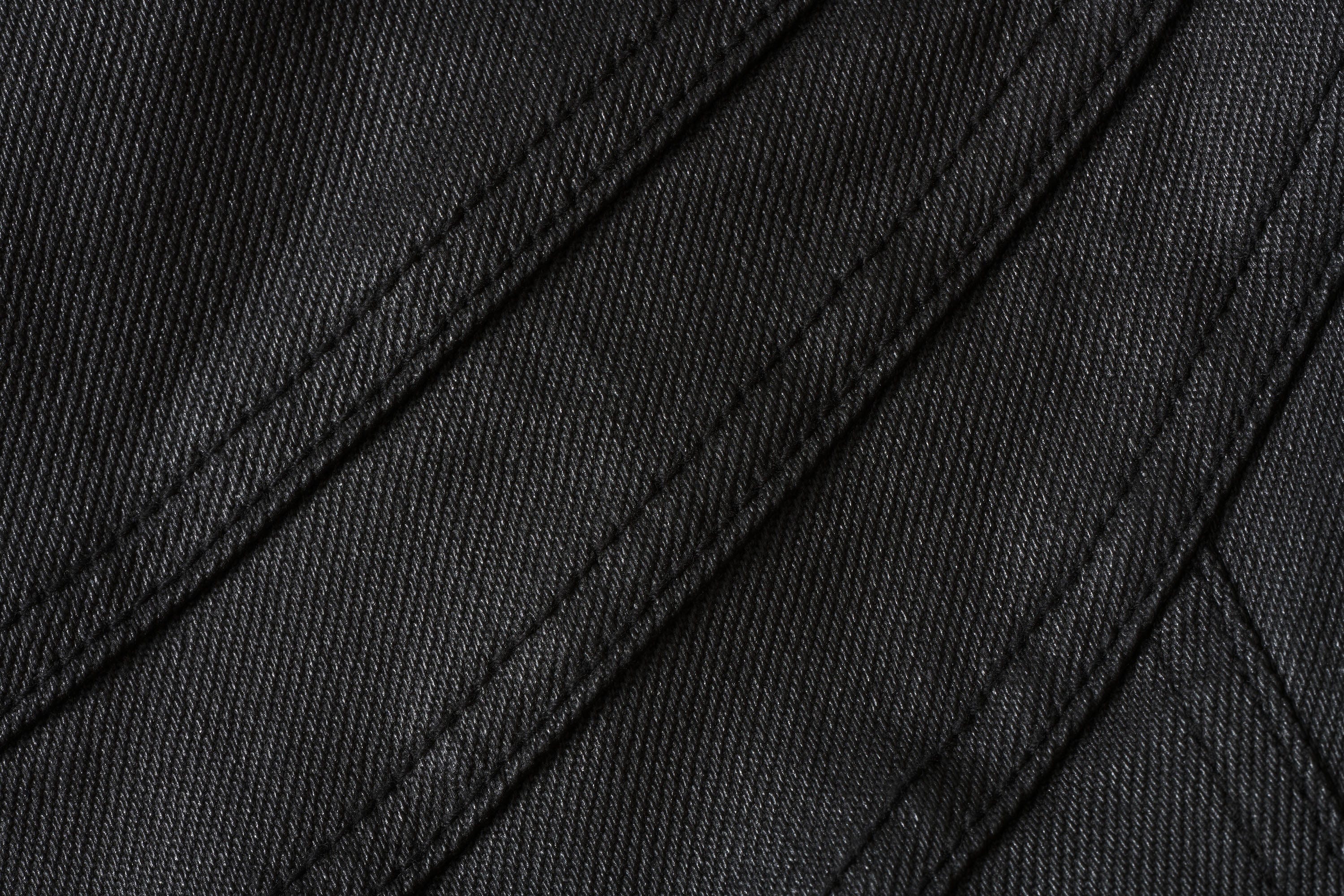 CATSSTAC Waxed Panelled Crinkled Jeans, premium urban and streetwear designers apparel on PROJECTISR.com, CATSSTAC