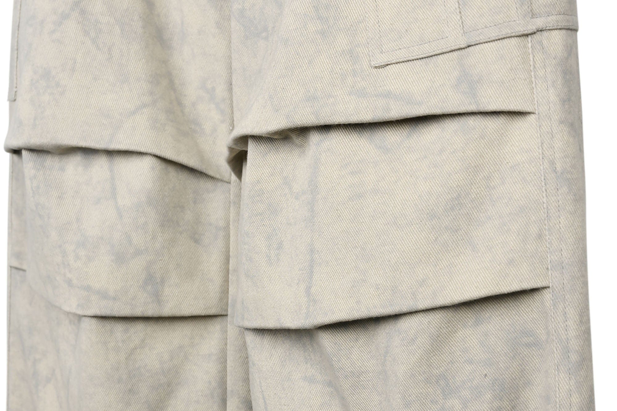 OKAYTHXBYE Subtle Marble Multi-Pocket Cargo Pants
