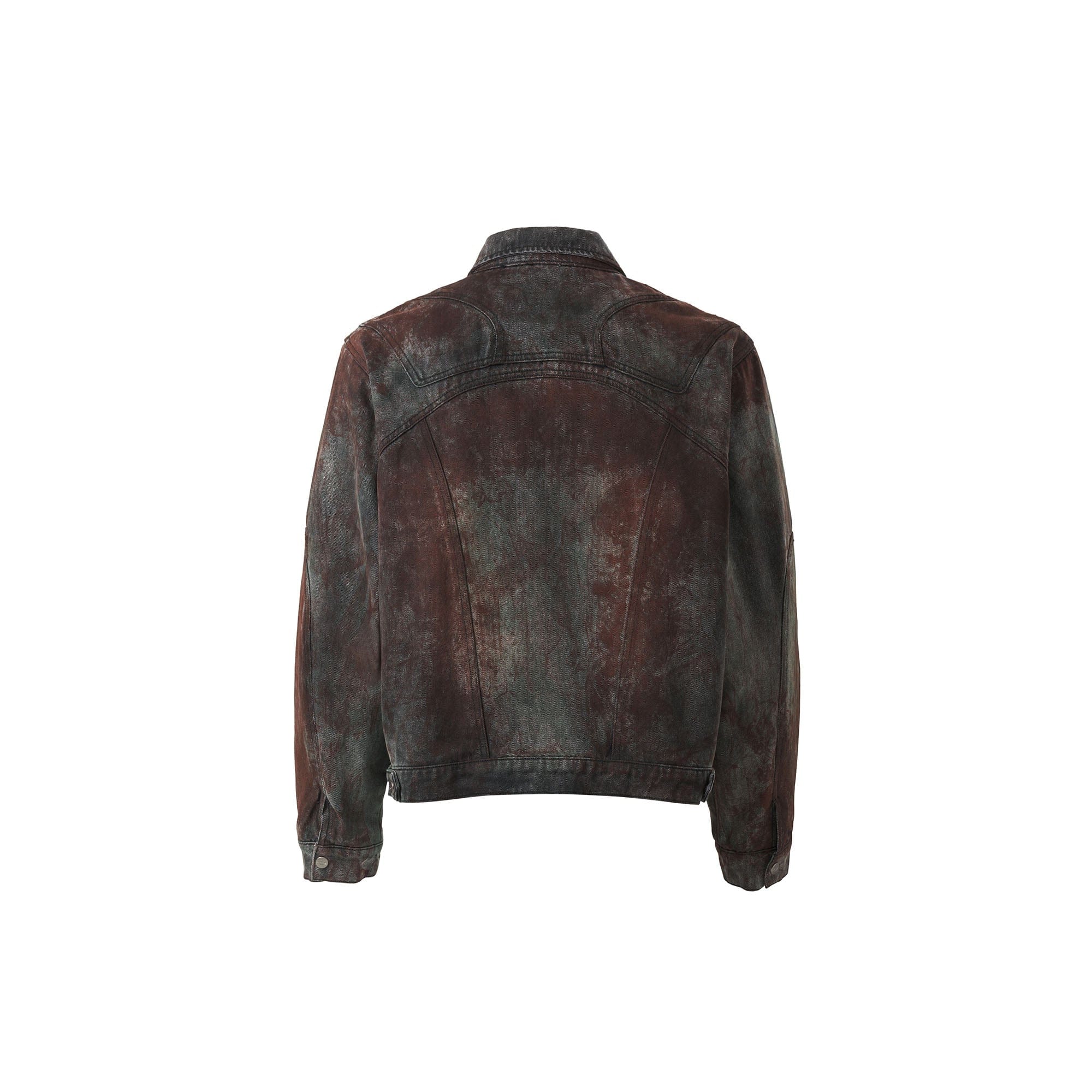 CATSSTAC Rust-Dye Denim Jacket, premium urban and streetwear designers apparel on PROJECTISR.com, CATSSTAC