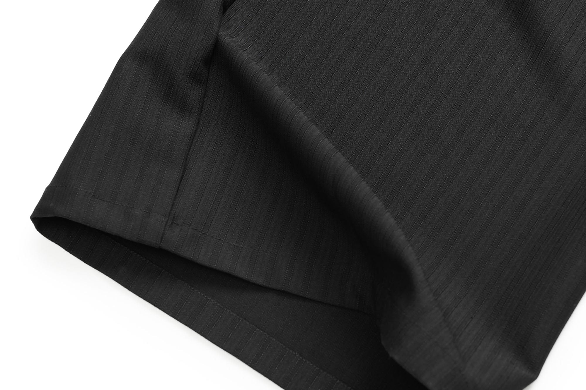 OKAYTHXBYE Pleated Shadow-Stripe Oversized Pants