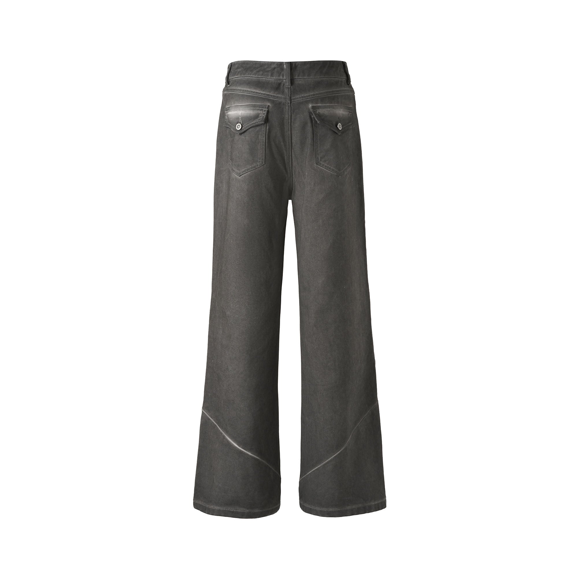 CATSSTAC Crosscut Washed Denim Pants, premium urban and streetwear designers apparel on PROJECTISR.com, CATSSTAC