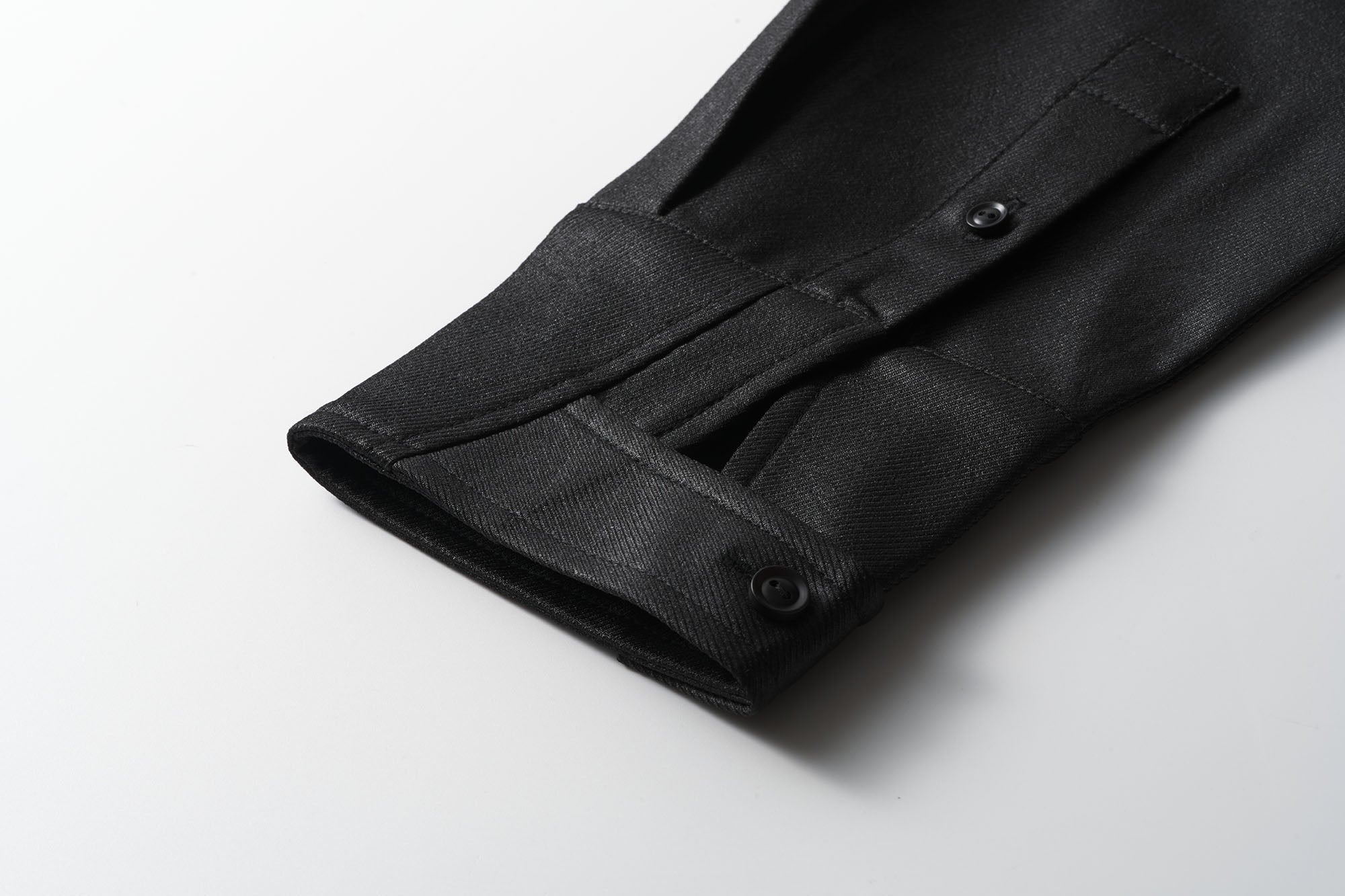 CATSSTAC Waxed Faux Leather Panel Jacket, premium urban and streetwear designers apparel on PROJECTISR.com, CATSSTAC