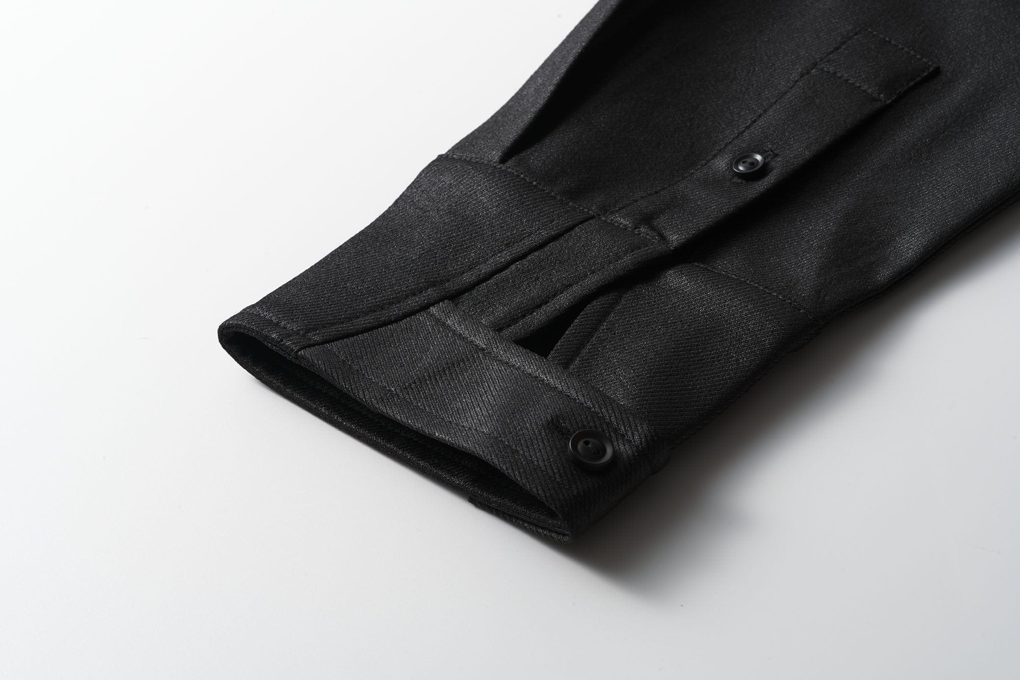CATSSTAC Waxed Faux Leather Panel Jacket, premium urban and streetwear designers apparel on PROJECTISR.com, CATSSTAC