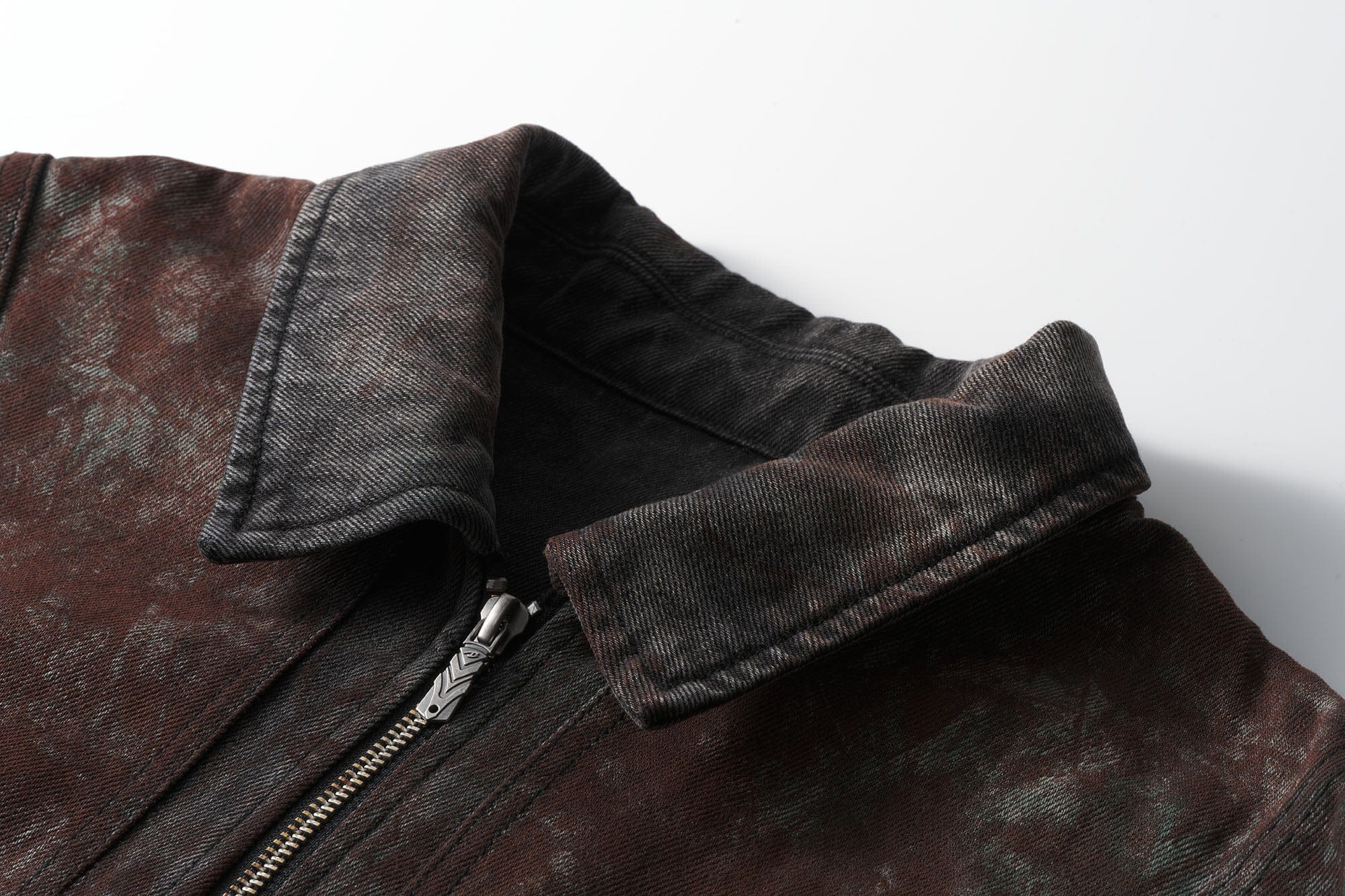 CATSSTAC Rust-Dye Denim Jacket, premium urban and streetwear designers apparel on PROJECTISR.com, CATSSTAC