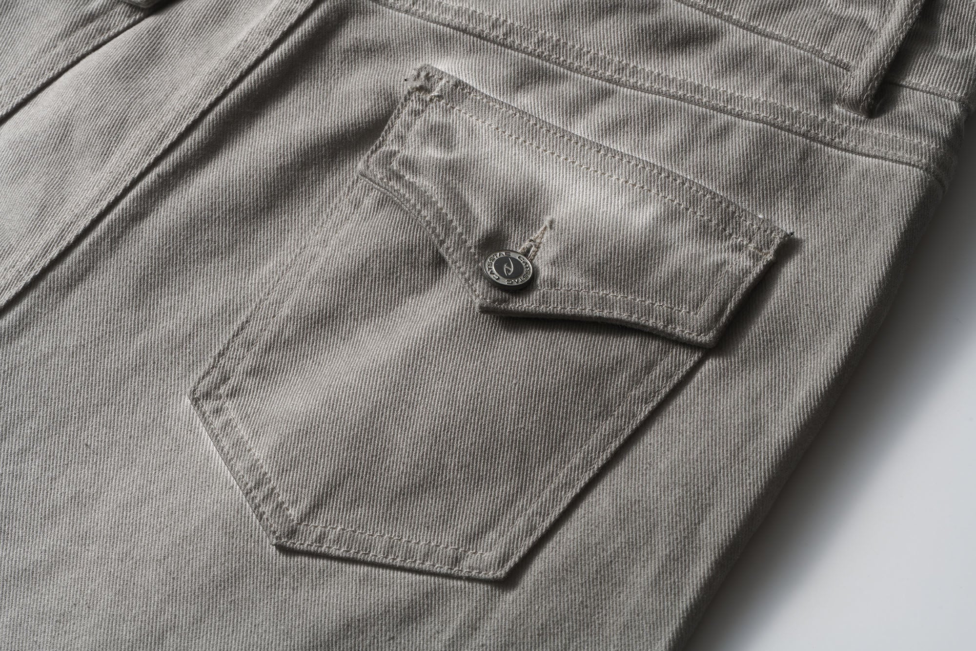 CATSSTAC Crosscut Washed Denim Pants, premium urban and streetwear designers apparel on PROJECTISR.com, CATSSTAC