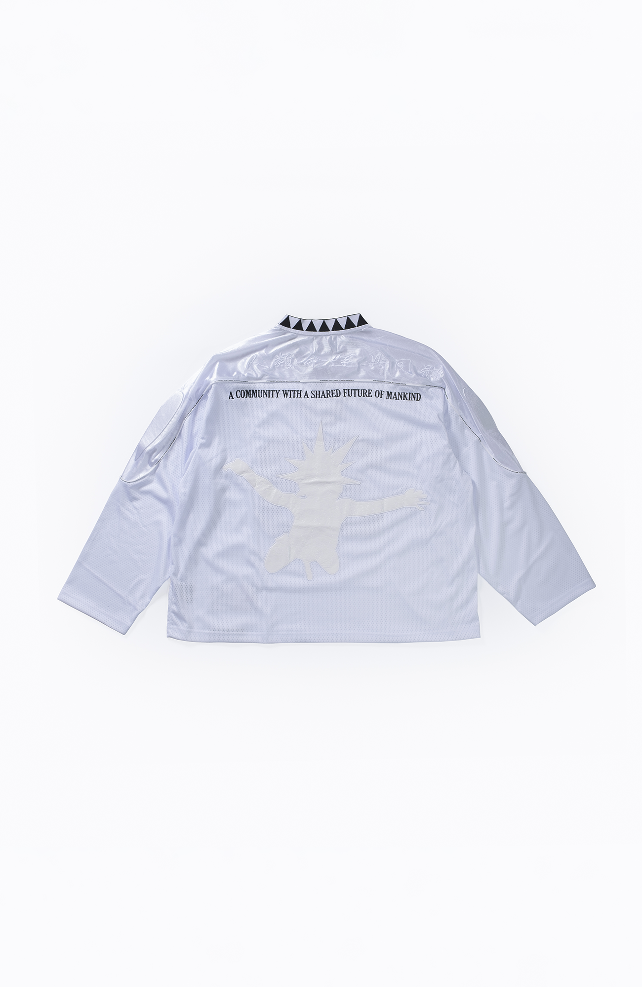 FVVO Padded Shoulder V-Neck Jersey