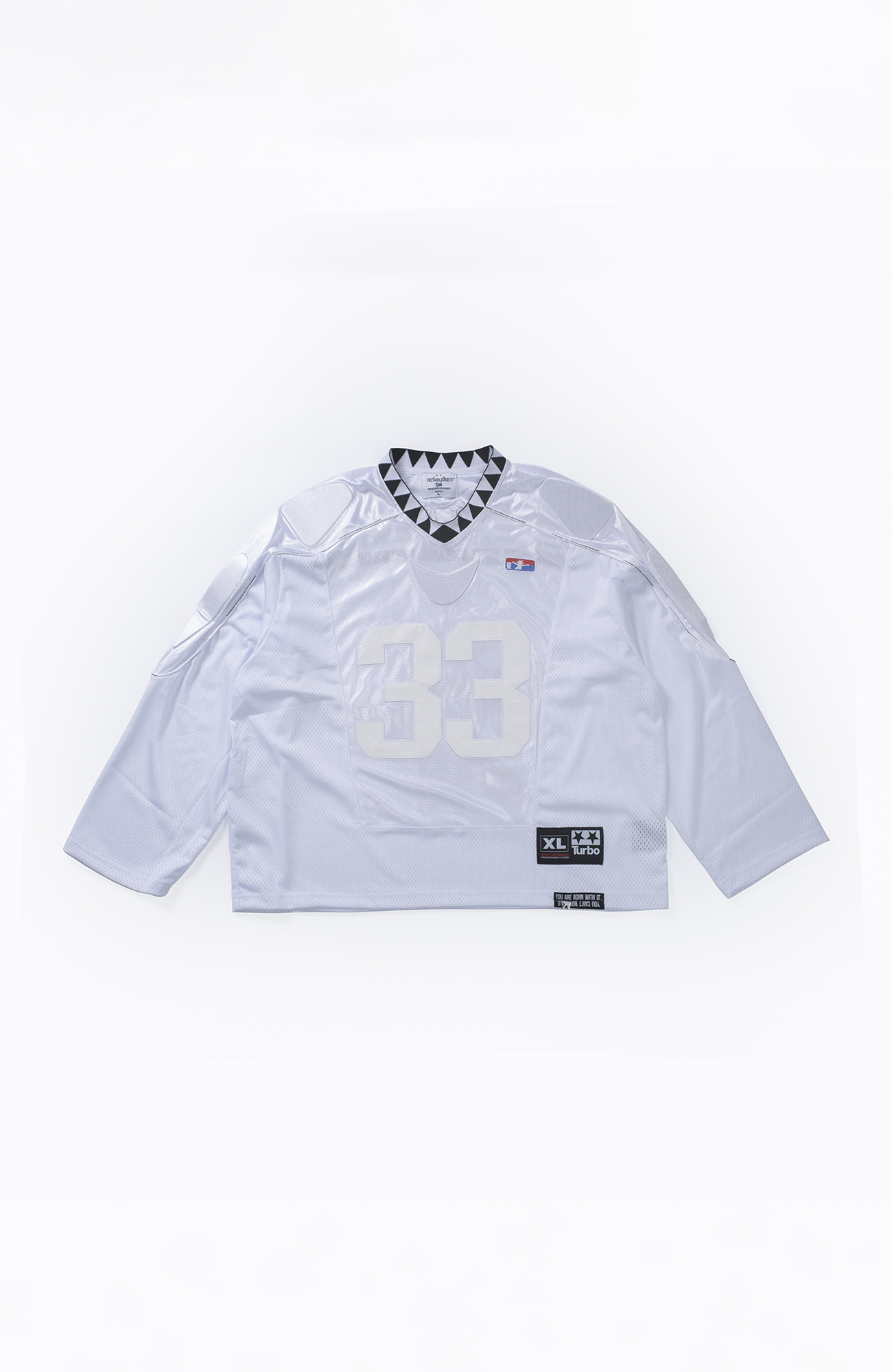 FVVO Padded Shoulder V-Neck Jersey