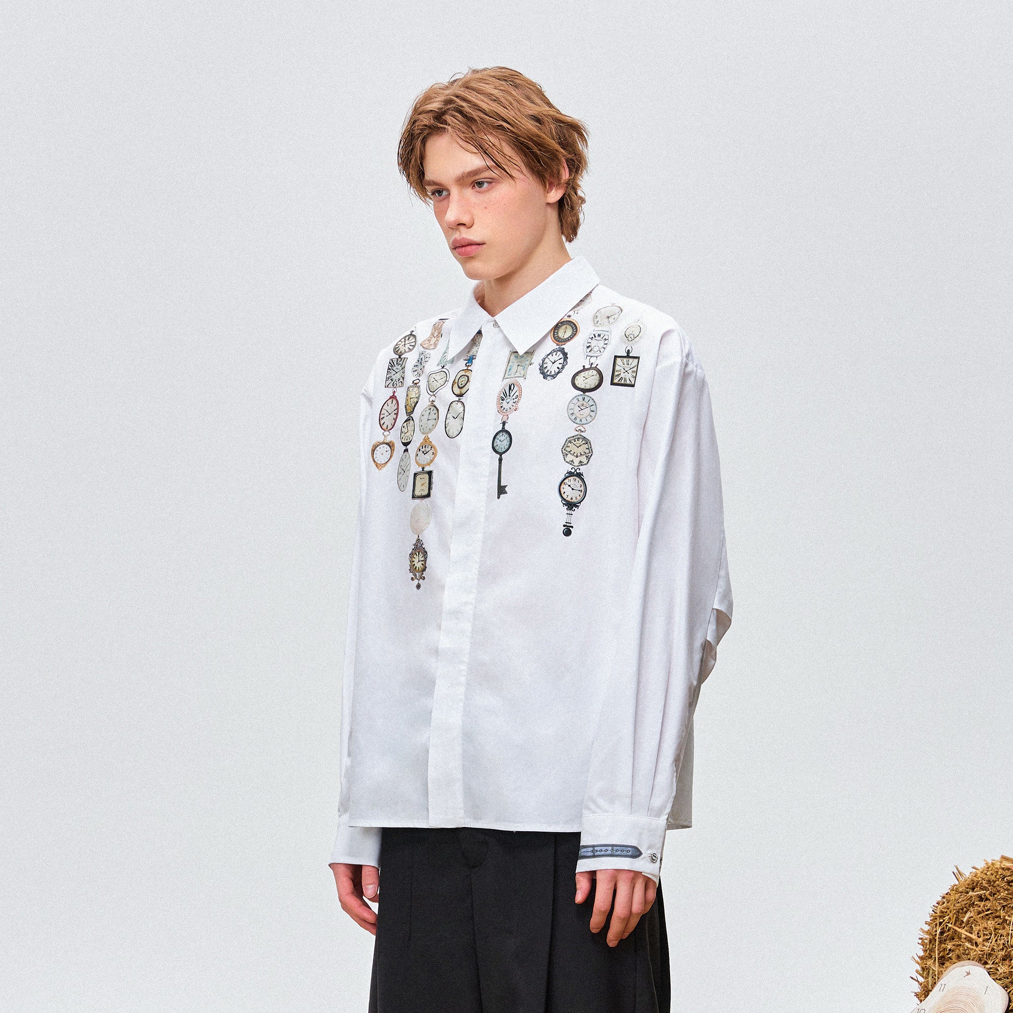 OIPWORD Watch Graphic Long-Sleeve Shirt, premium urban and streetwear designers apparel on PROJECTISR.com, OIPWORD