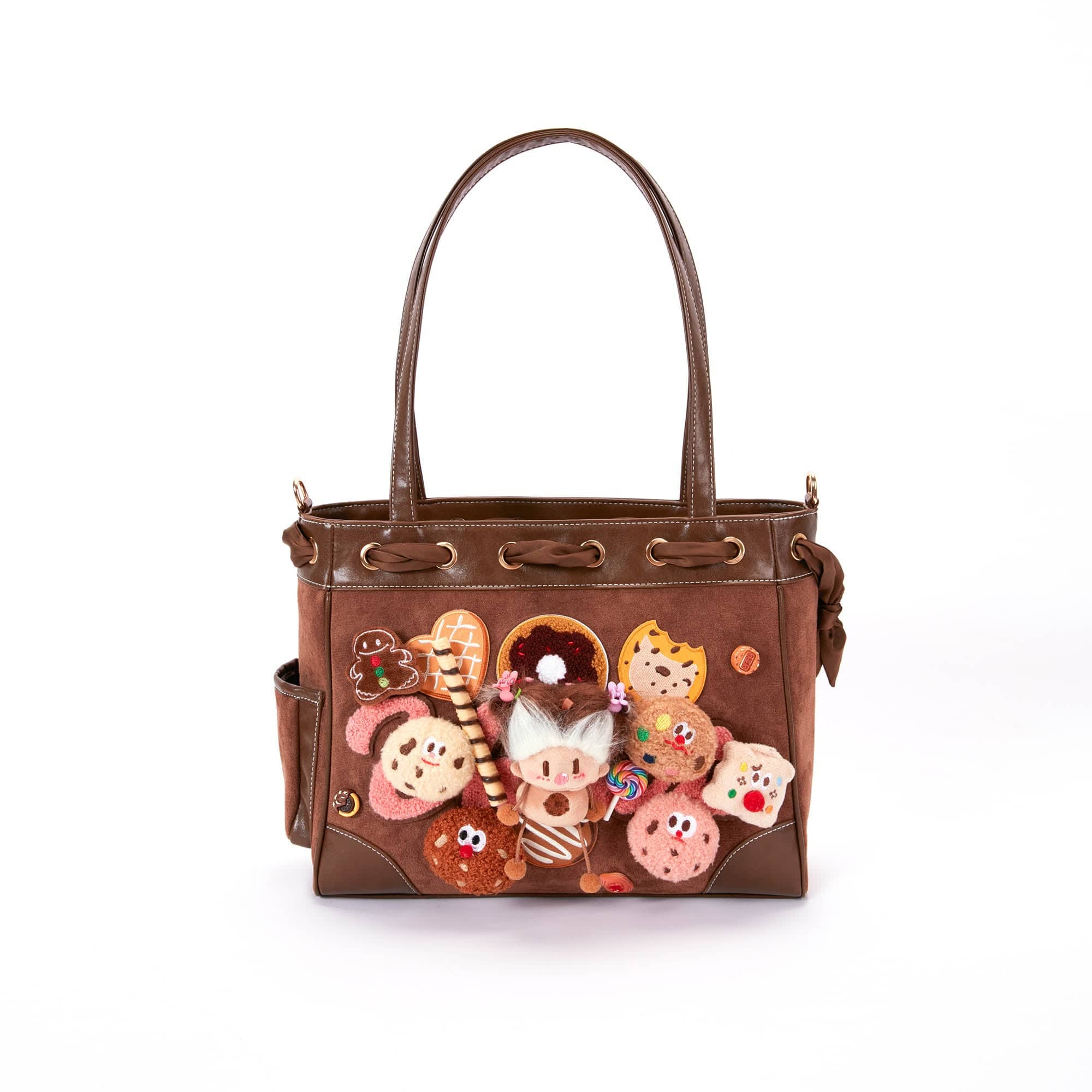 BLING BOX Plush Doll Drawstring Tote Bag