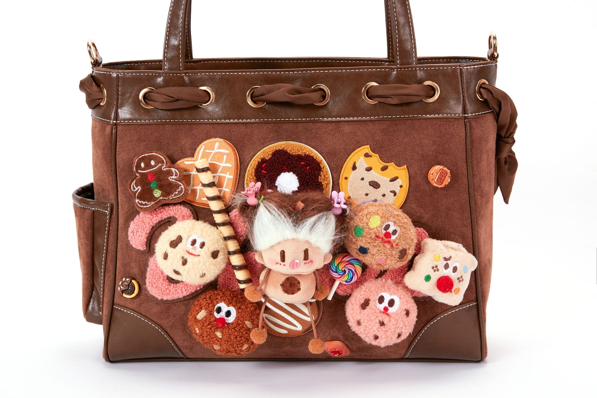 BLING BOX Plush Doll Drawstring Tote Bag
