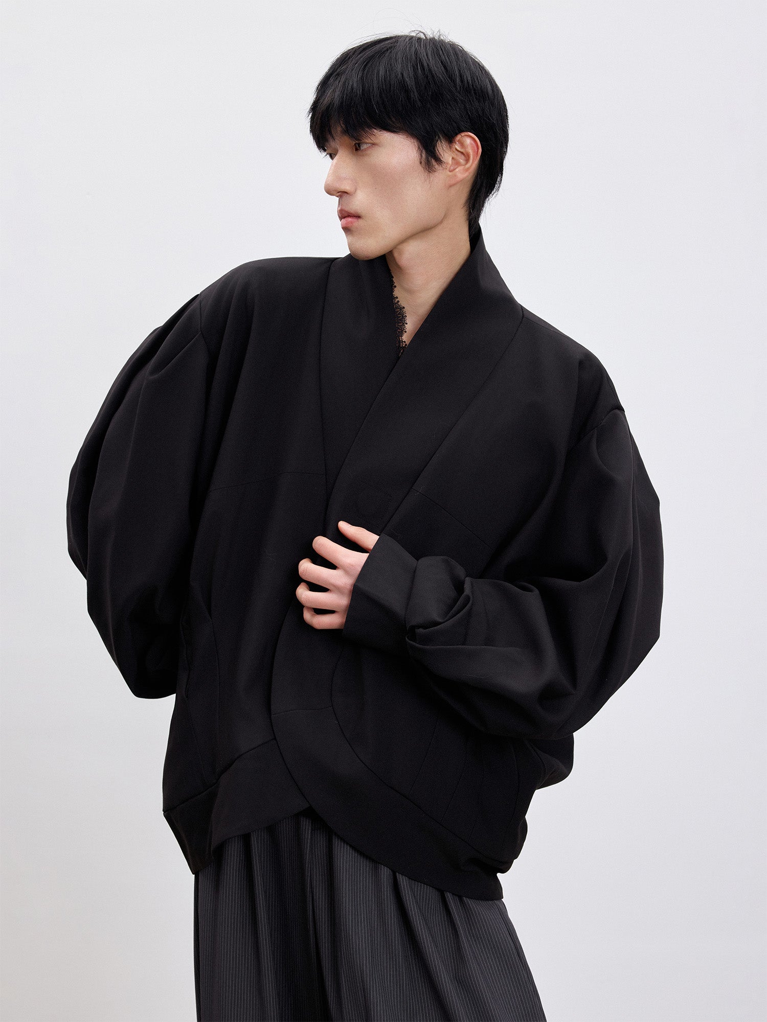 TUIMU Deconstructed Reversible Jacket, premium urban and streetwear designers apparel on PROJECTISR.com, TUIMU