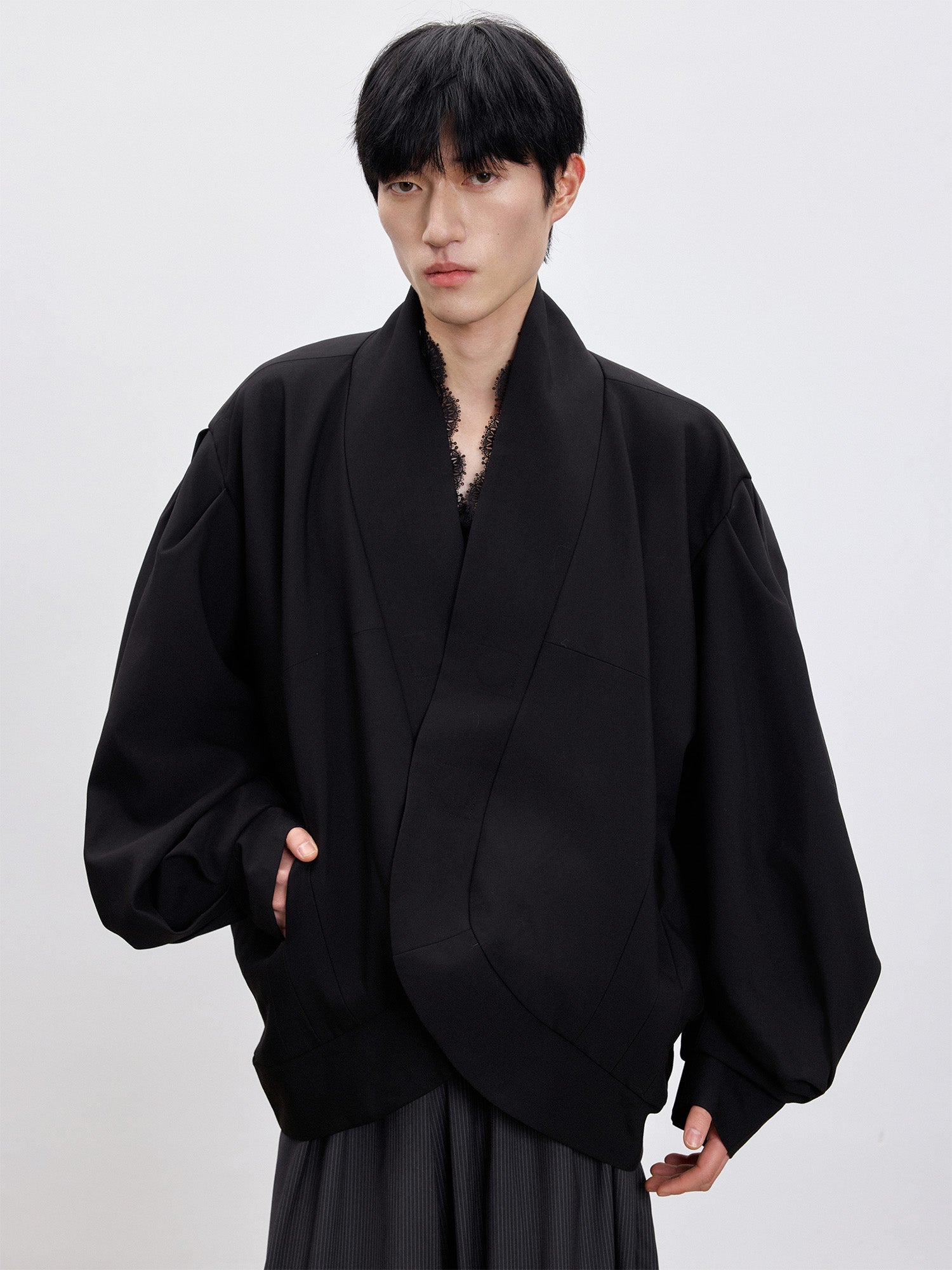 TUIMU Deconstructed Reversible Jacket, premium urban and streetwear designers apparel on PROJECTISR.com, TUIMU